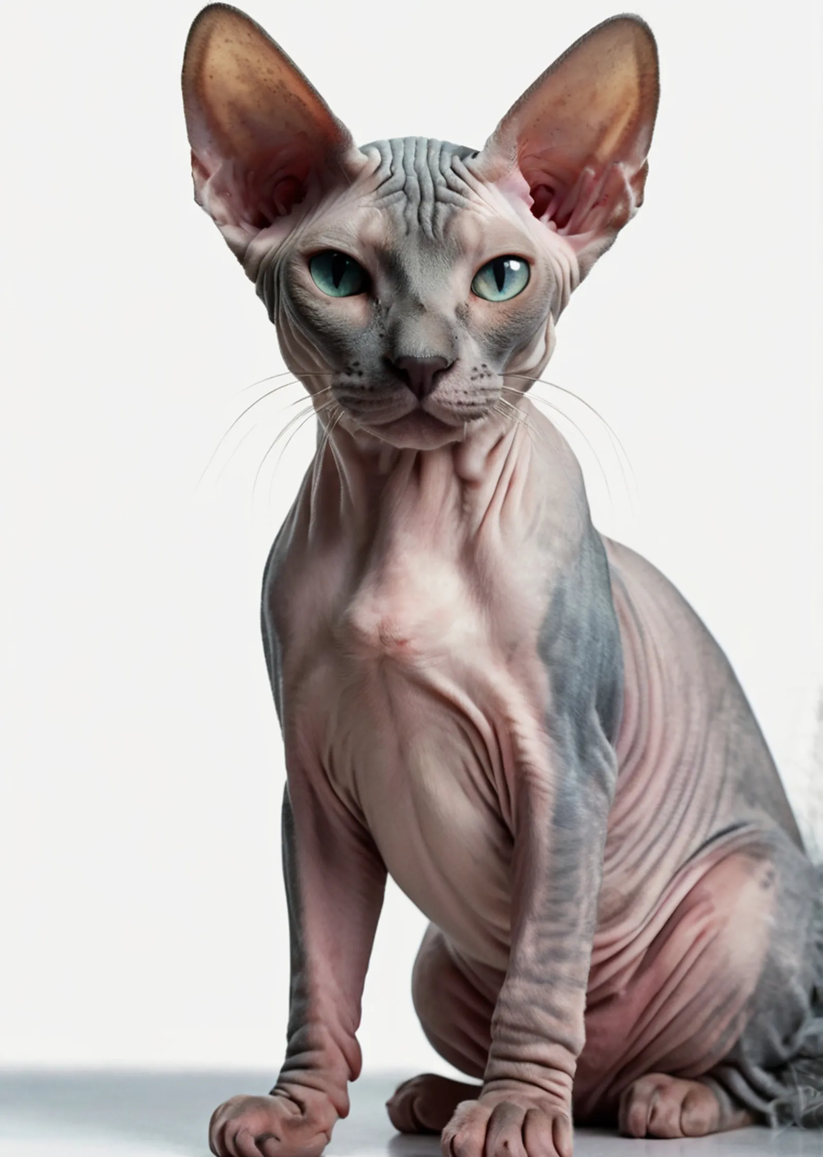 Gizemli Sphynx Kedisi metal tablo