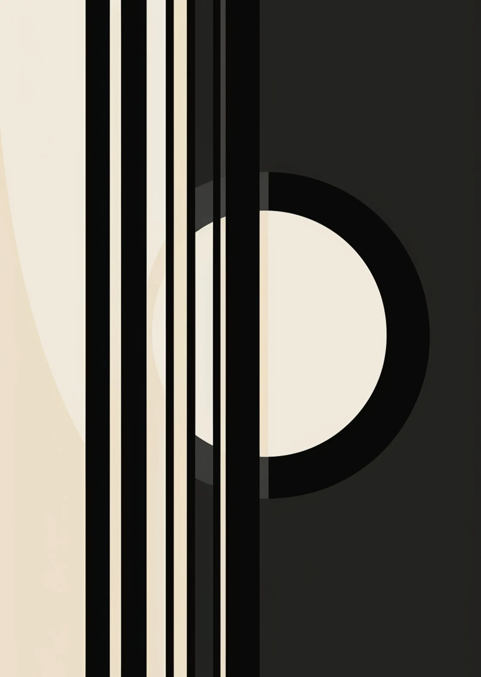 Minimalist Geometrik Soyut Tasarım metal tablo