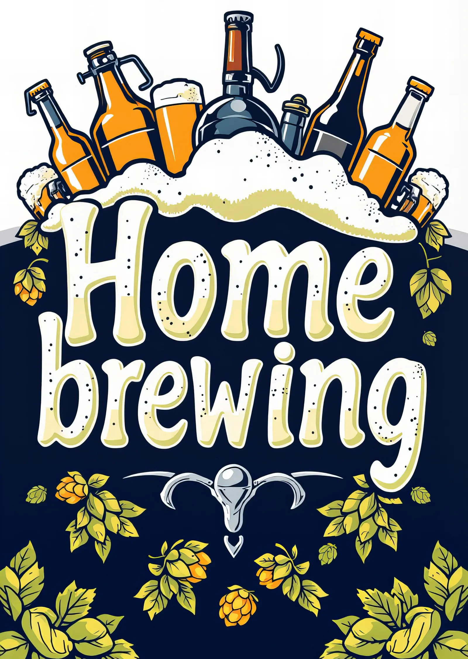 Home Brewing: Ev Yapımı Bira Sanatı metal tablo