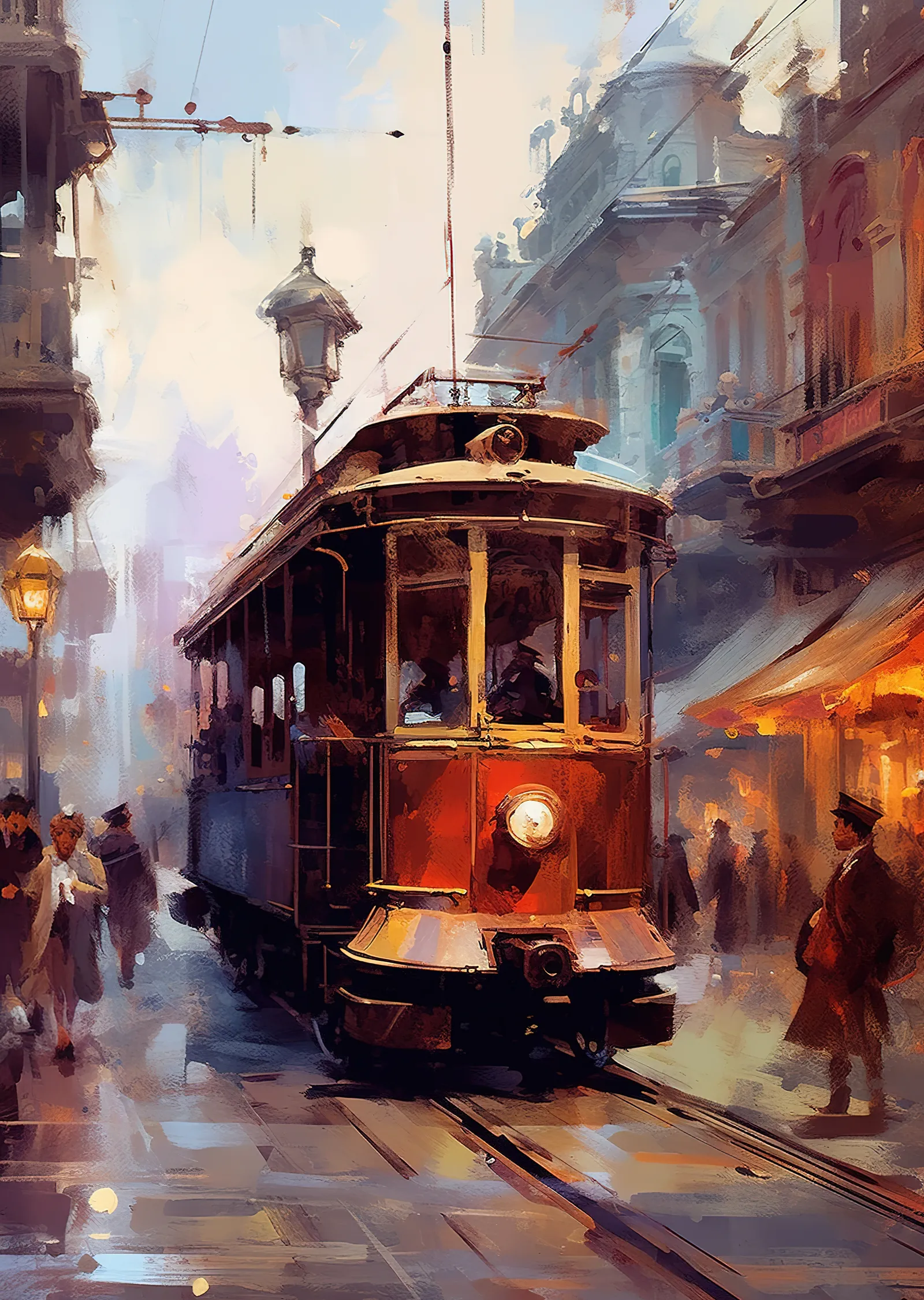 Tramvay metal tablo