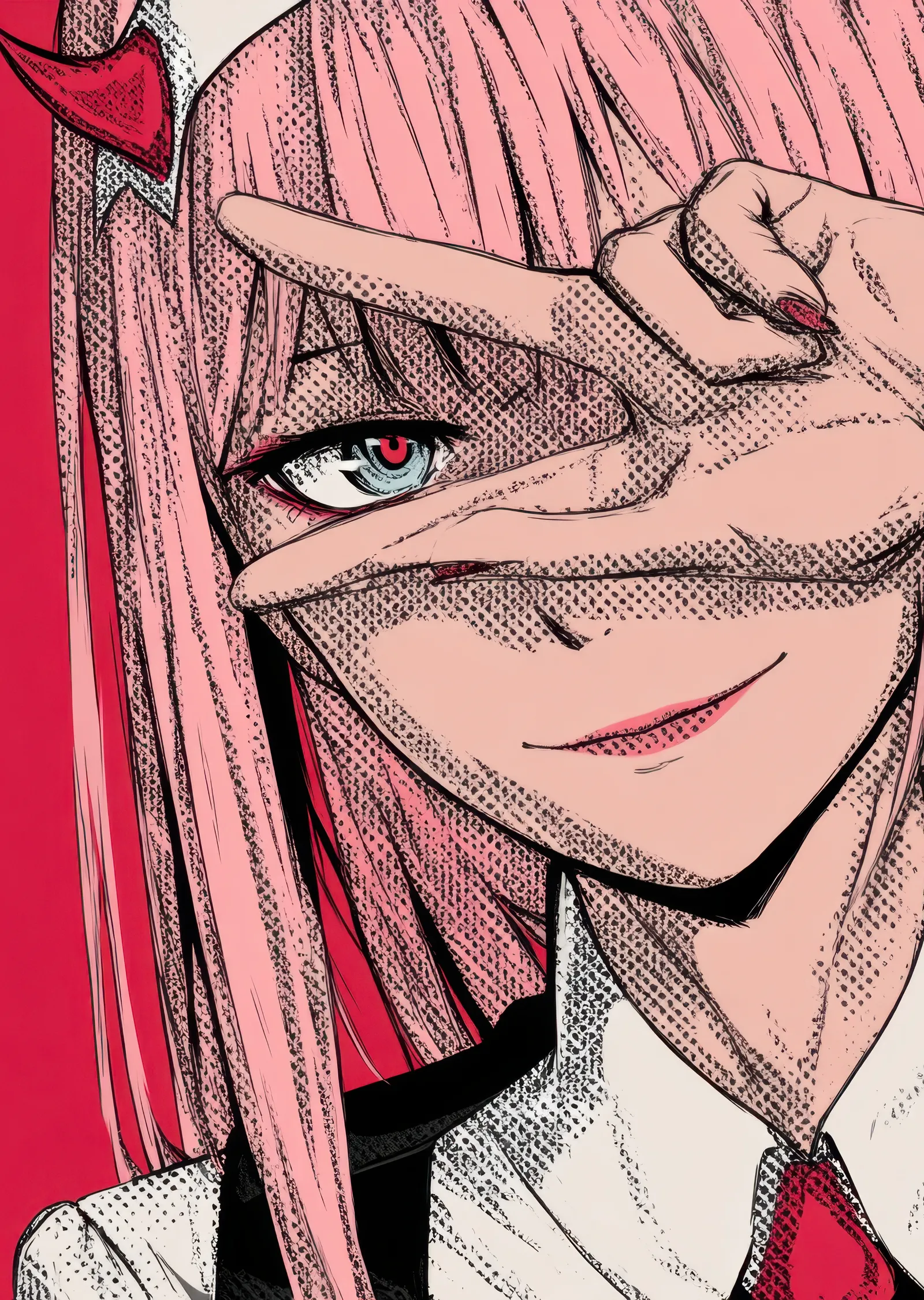 Darling in the FranXX Karakter metal tablo