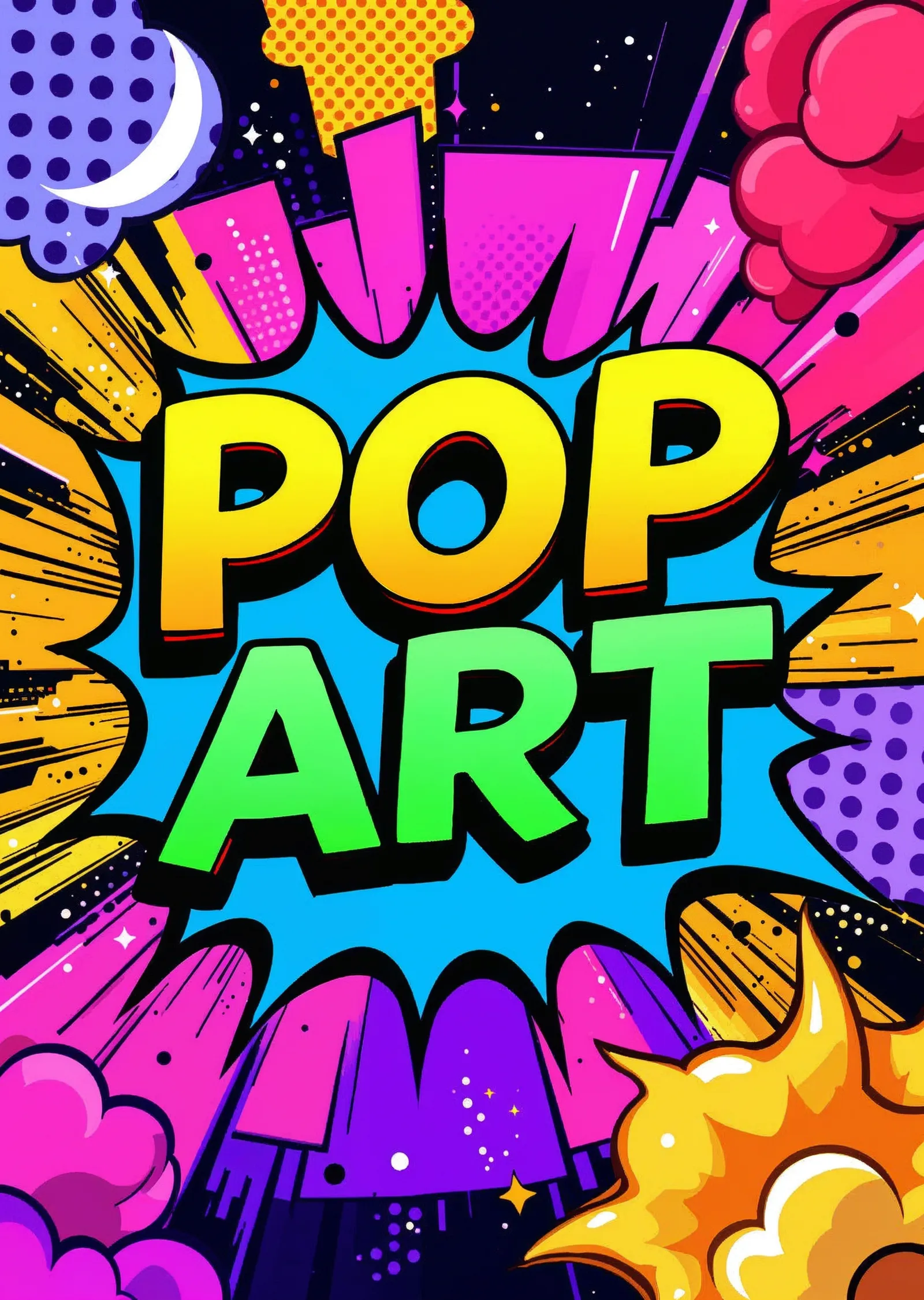Pop Art Tasarım metal tablo