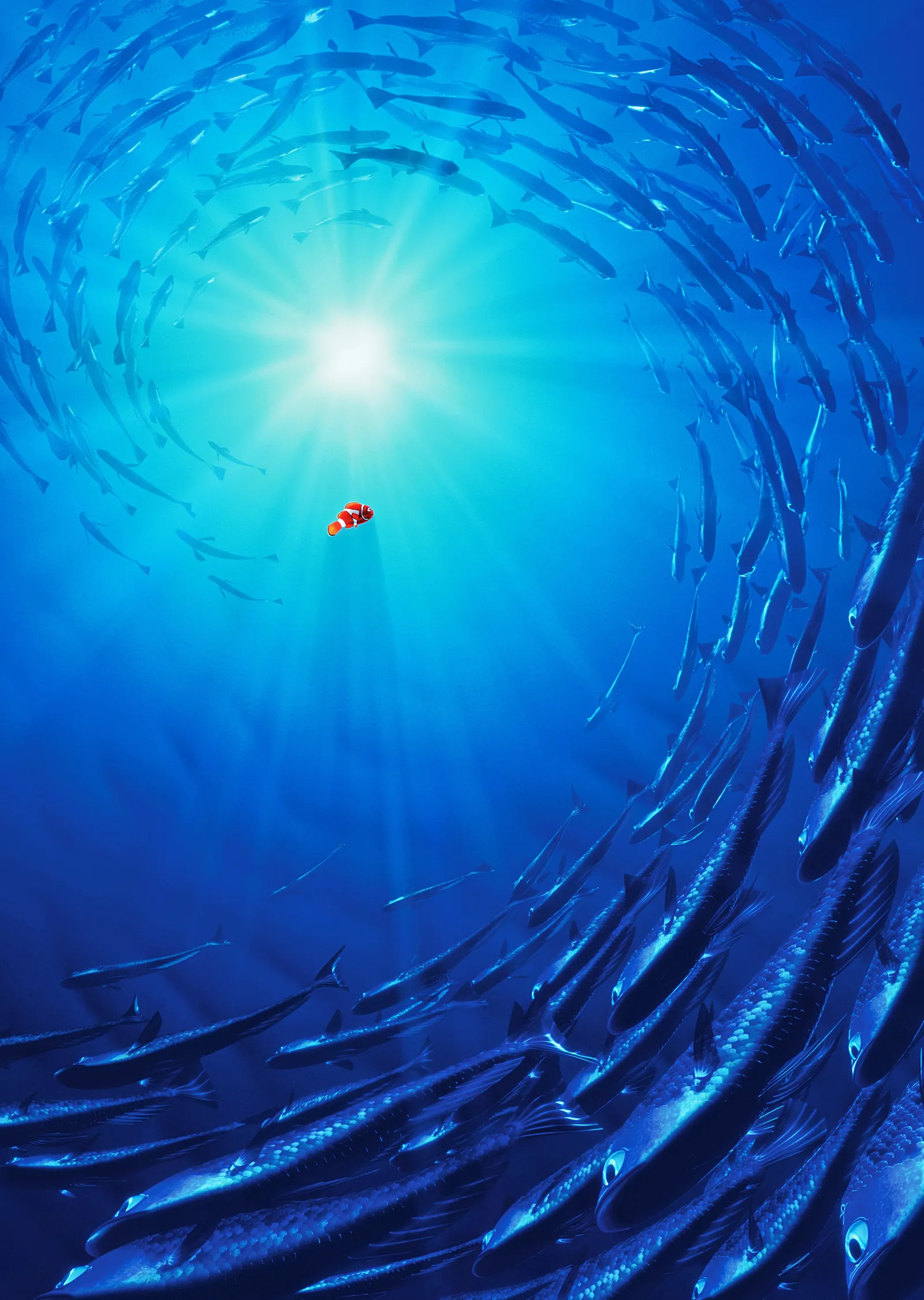 Nemo Balığı Minimalist metal tablo