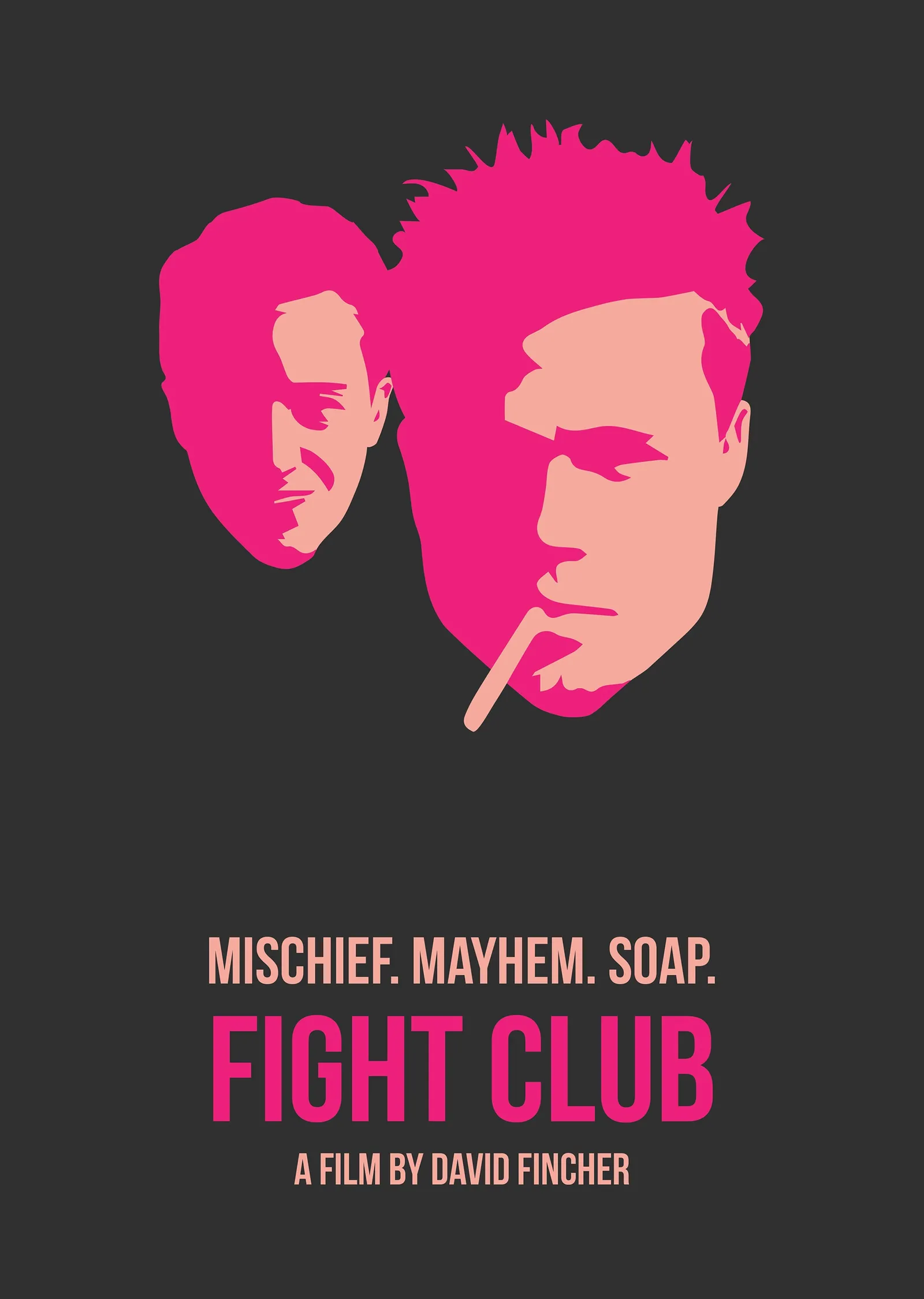 Fight Club - Dövüş Kulübü (Film Posteri) metal tablo