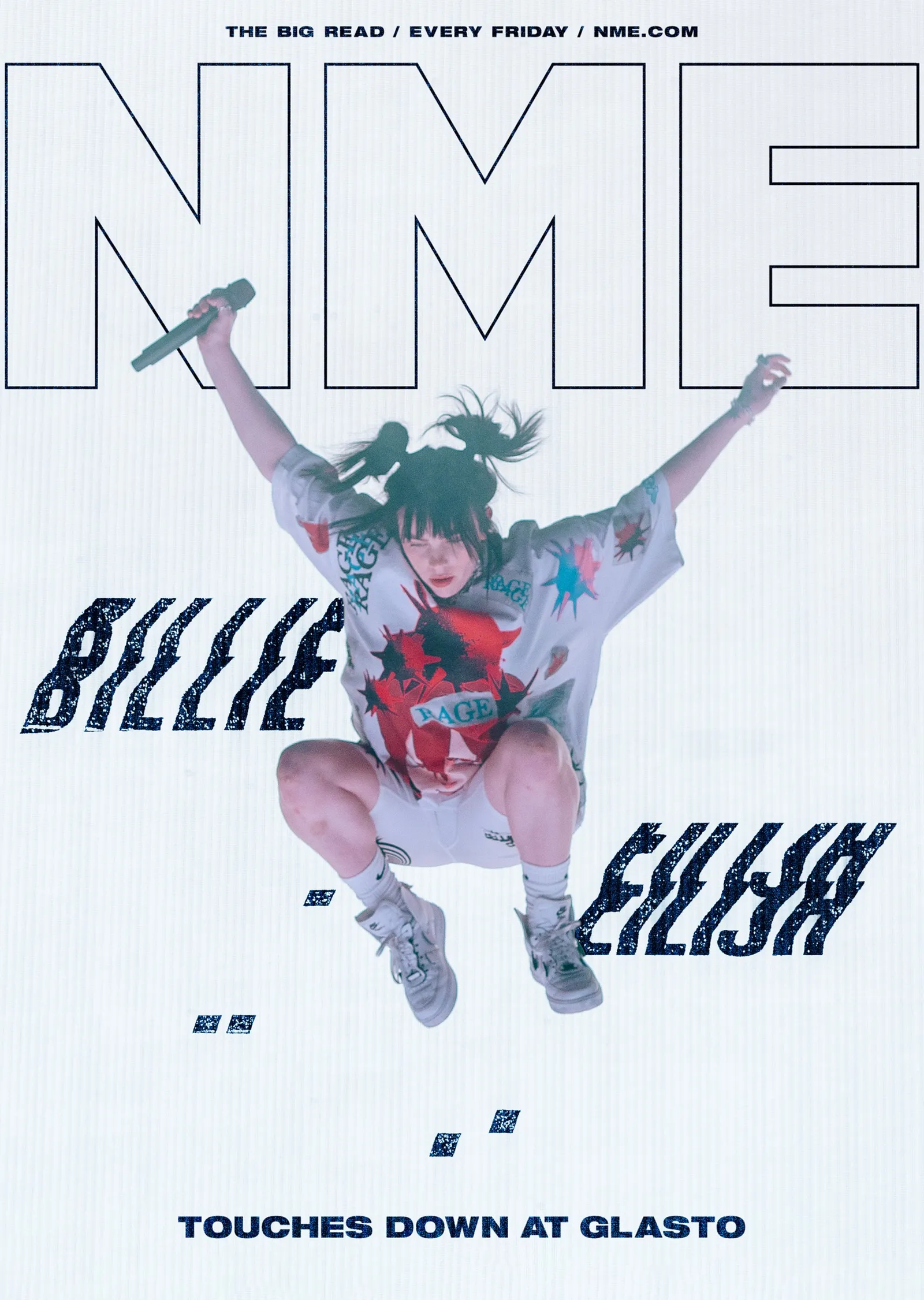 Billie Eilish - Büyük NME kapağı metal tablo