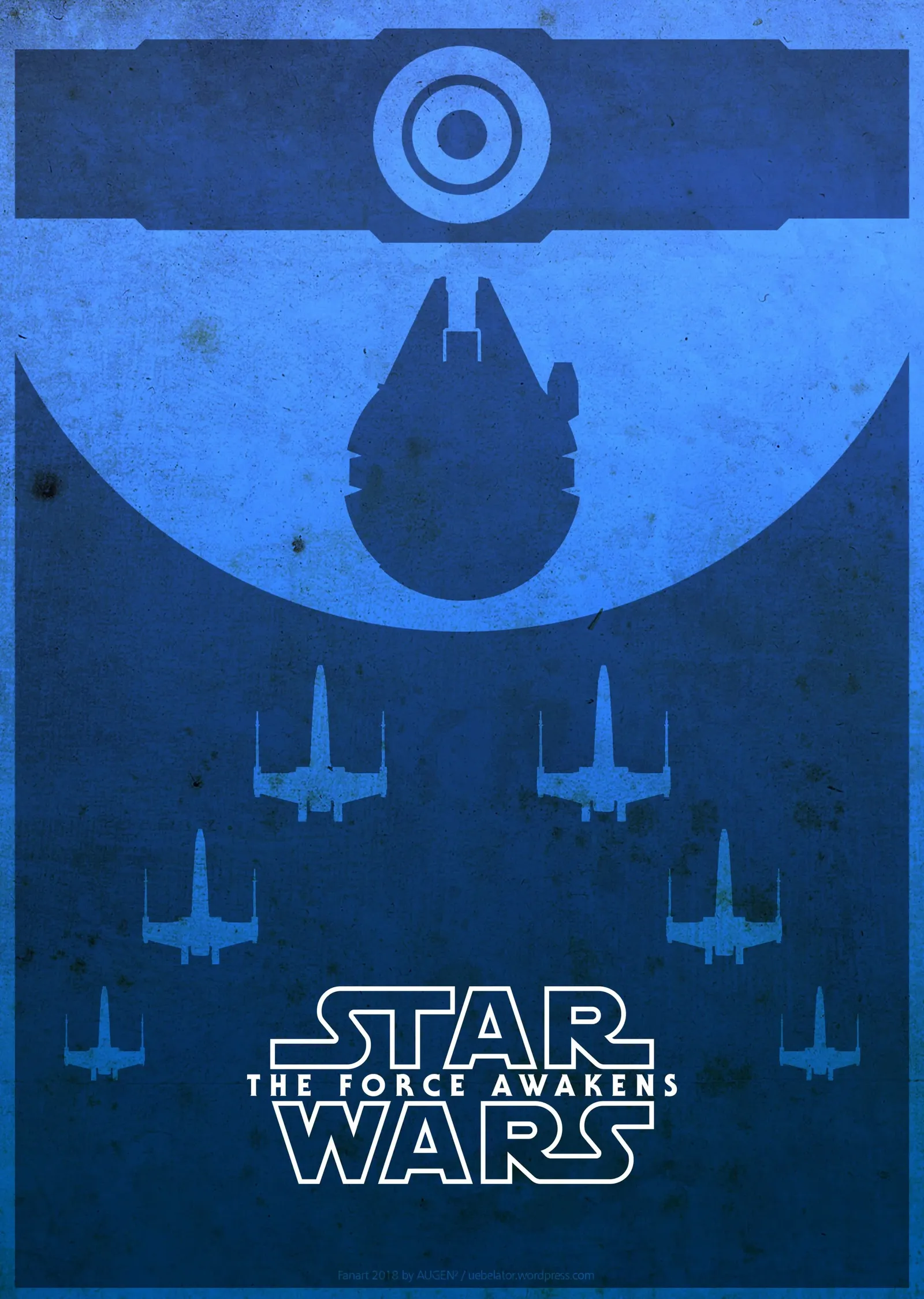 Star Wars Minimalist metal tablo
