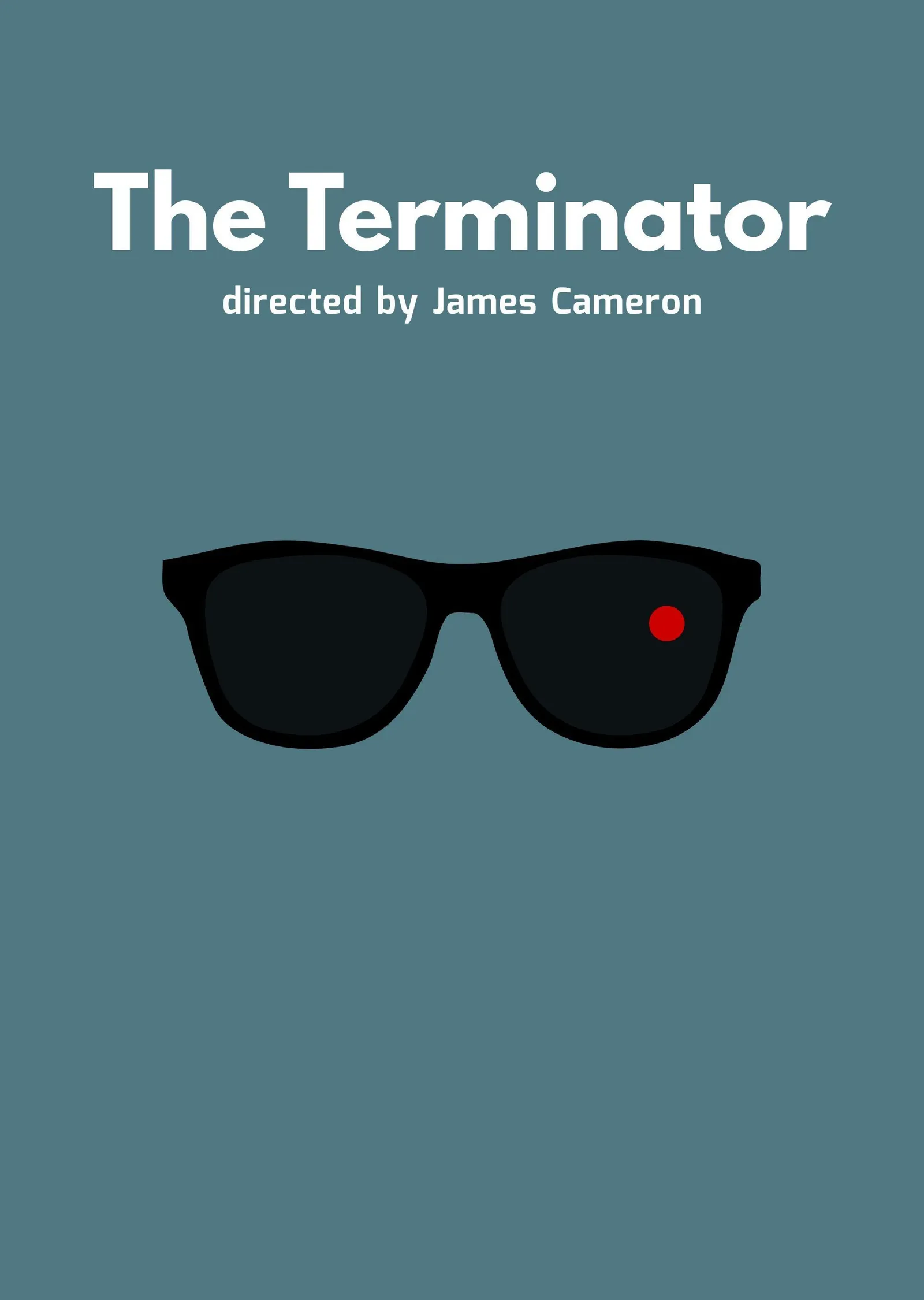 The Terminator - Terminatör metal tablo