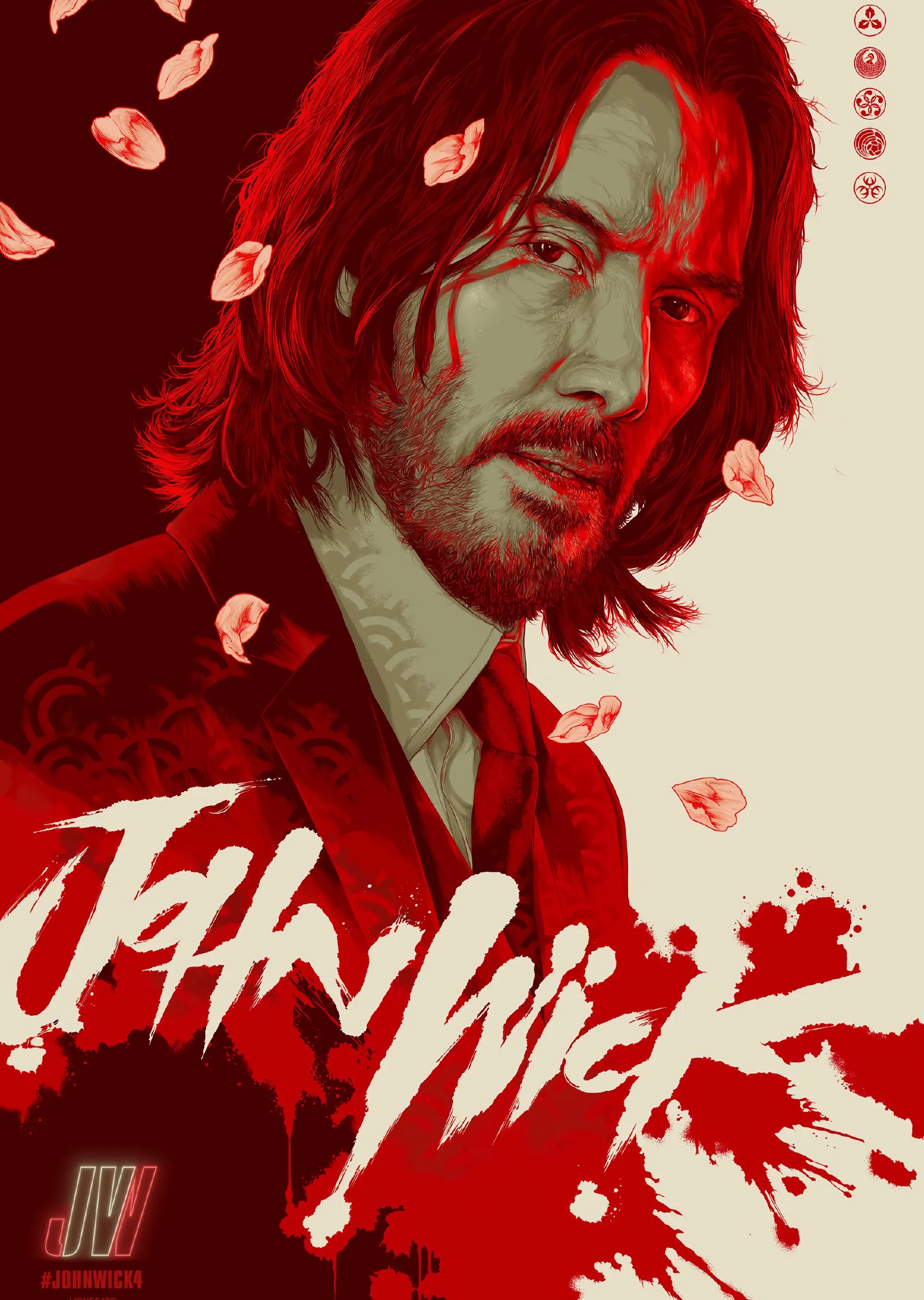 John Wick metal tablo