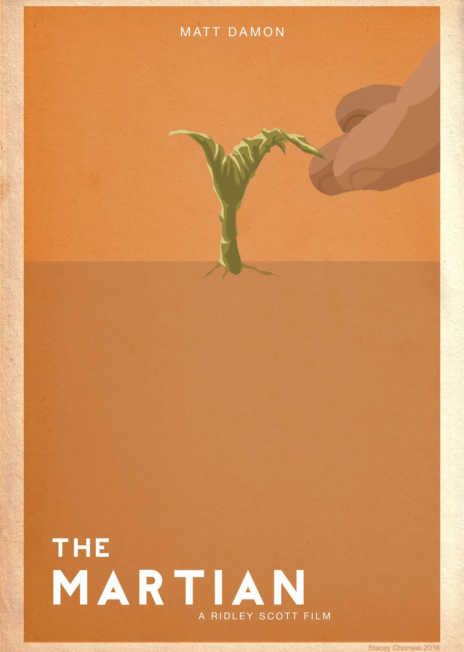 The Martian - Marslı metal tablo