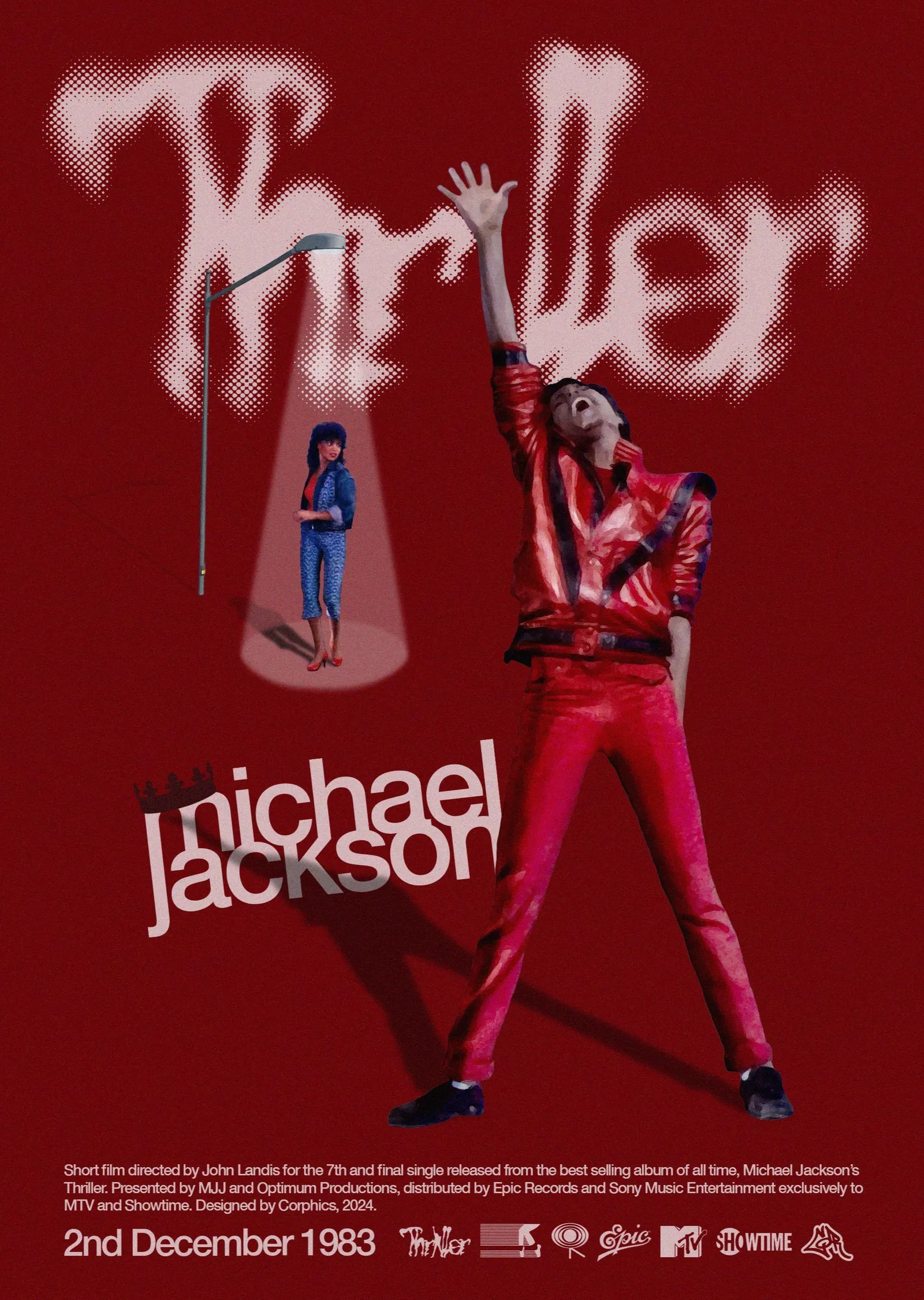Michael Jackson: Thriller metal tablo