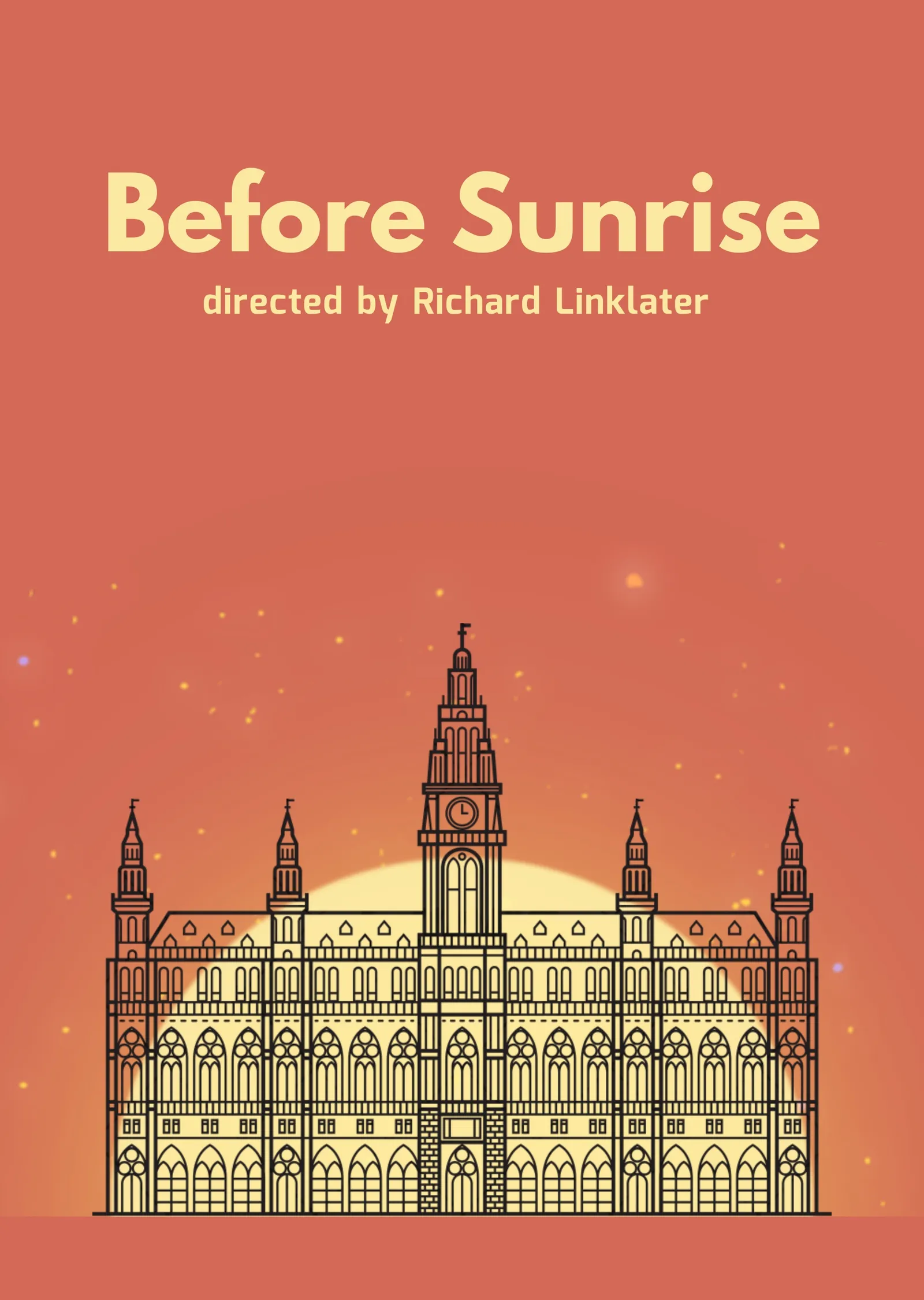 Before Sunrise metal tablo