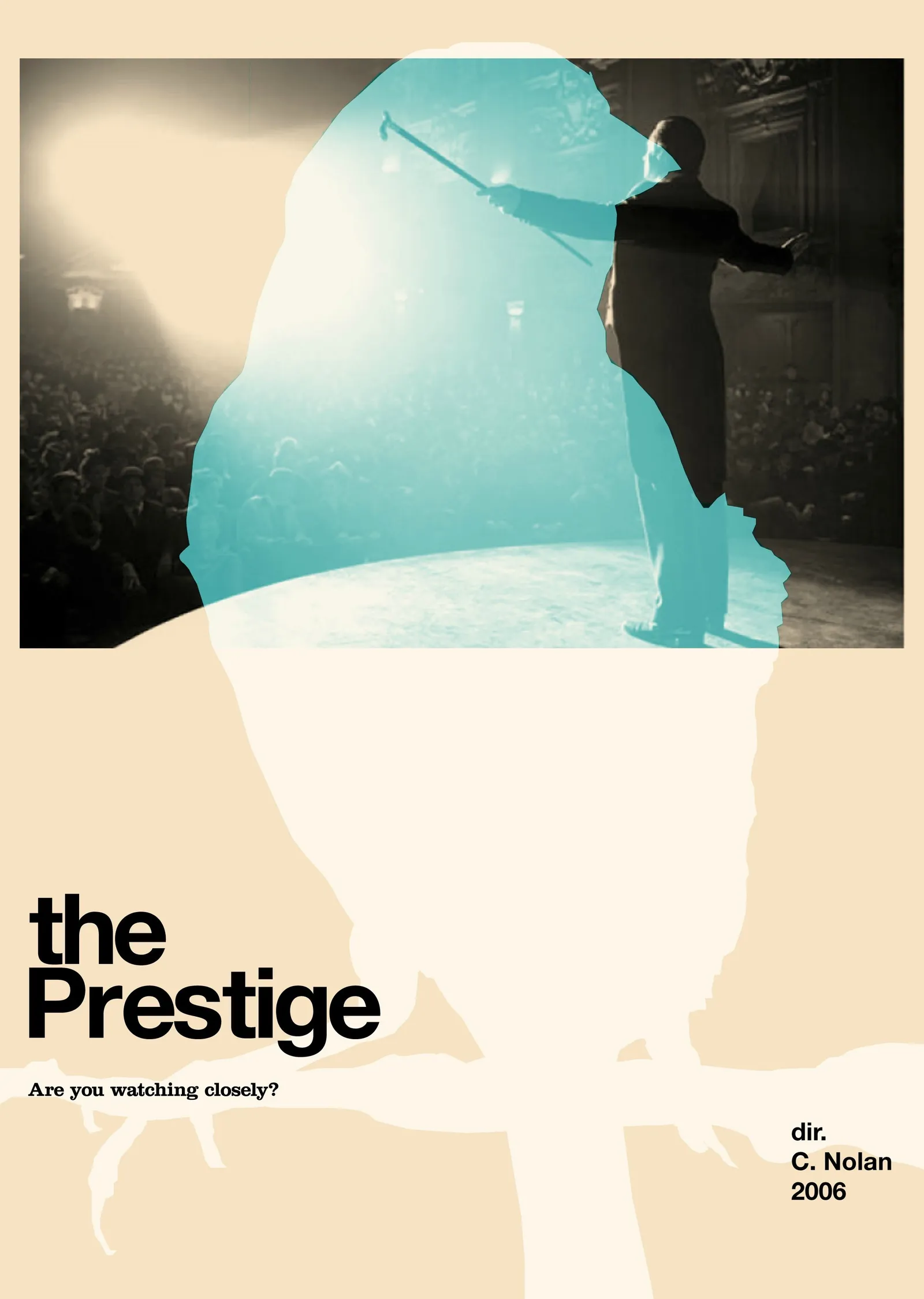 The Prestige - Prestij (2006) metal tablo