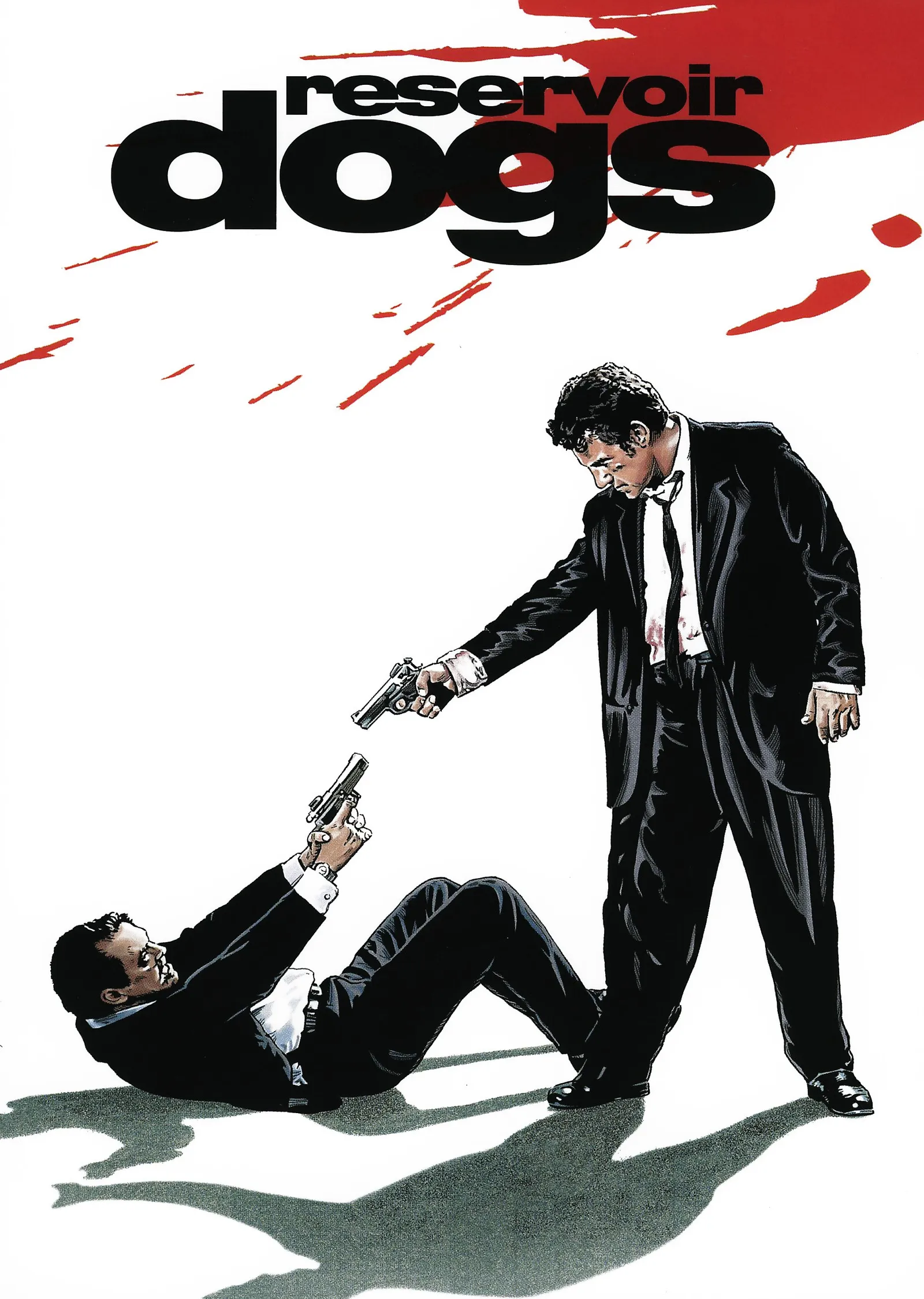 Reservoir Dogs - Rezervuar Köpekleri Kanlı Silah Çekimi metal tablo