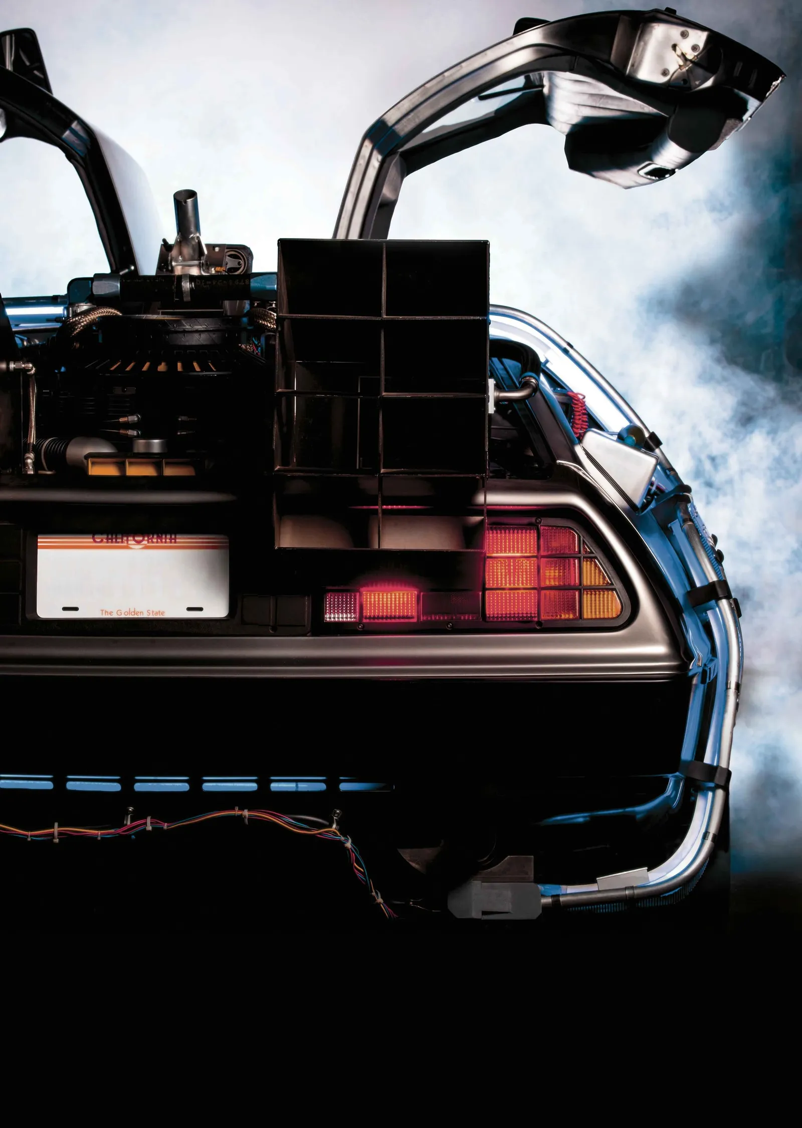 Back to the Future - Geleceğe Dönüş DeLorean metal tablo