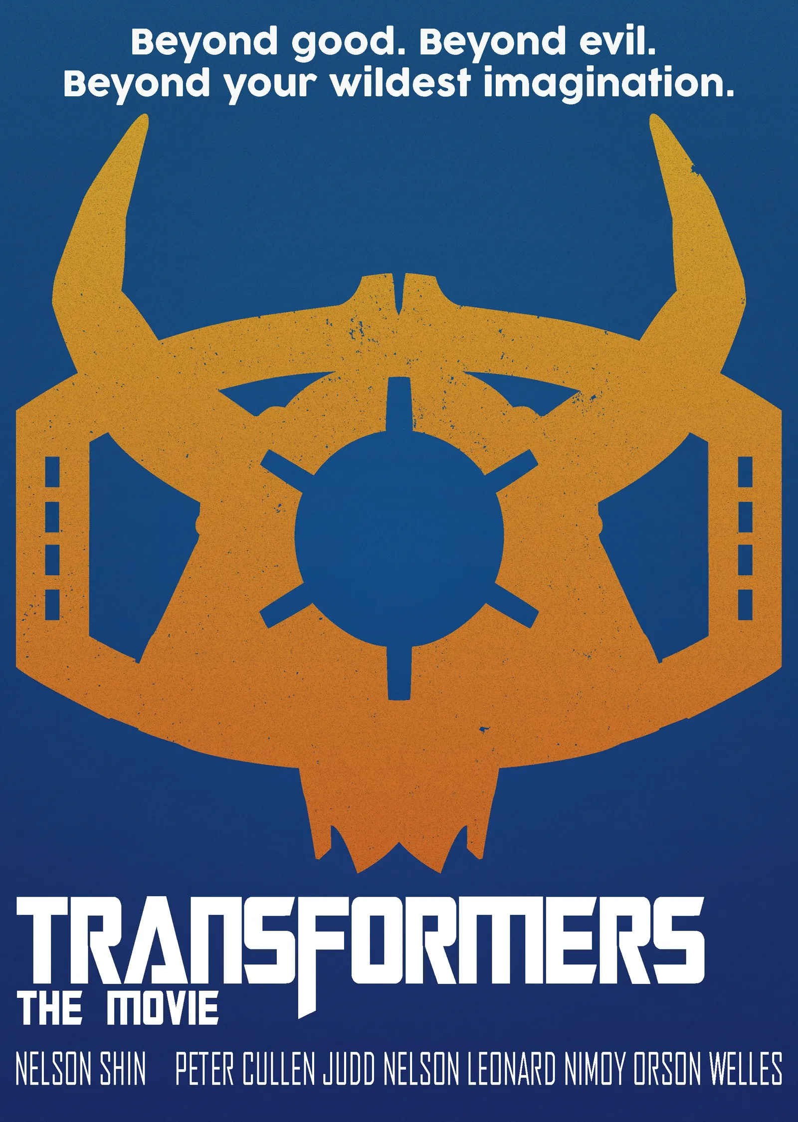 Transformers Minimalist Film metal tablo