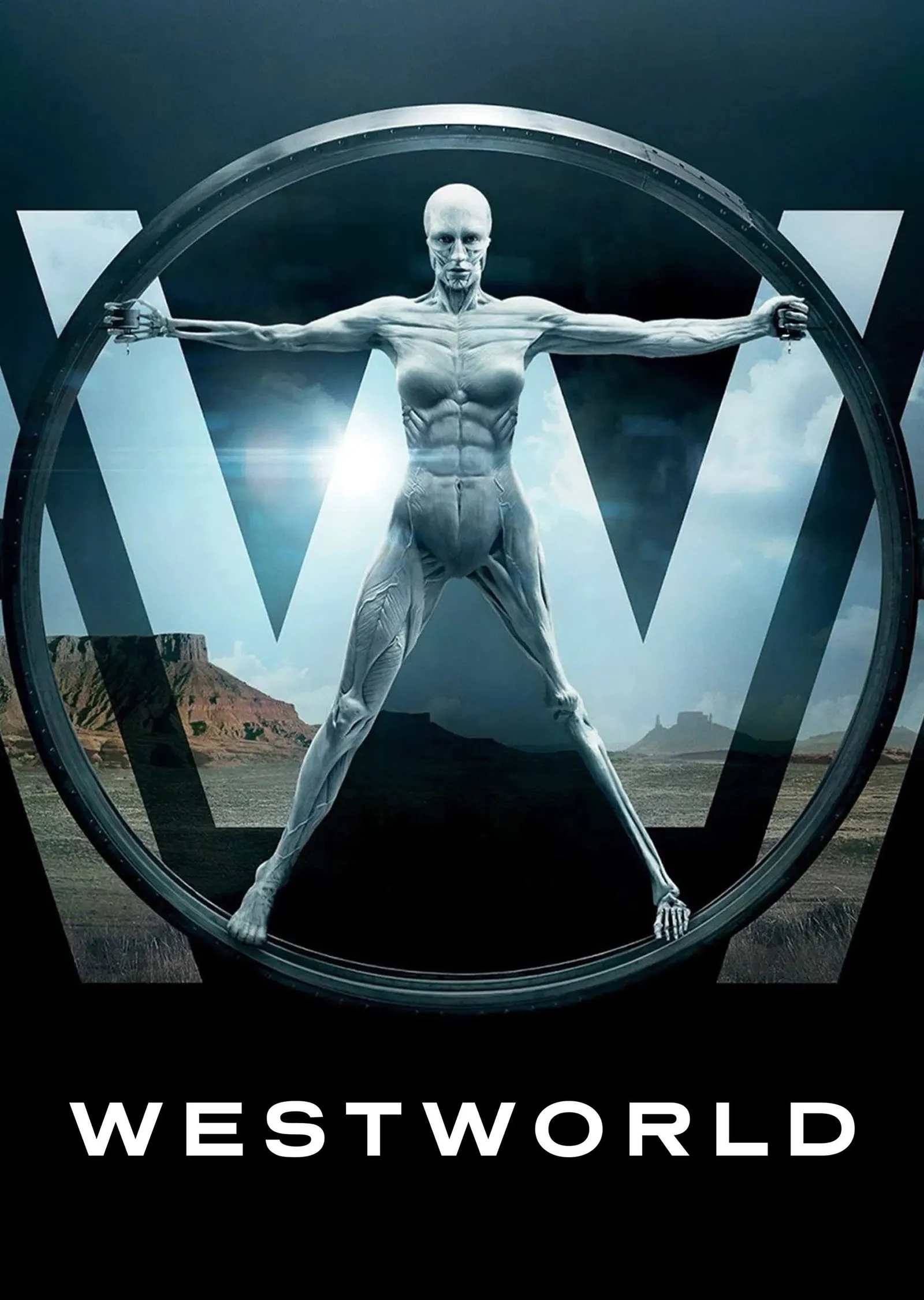 Westworld metal tablo