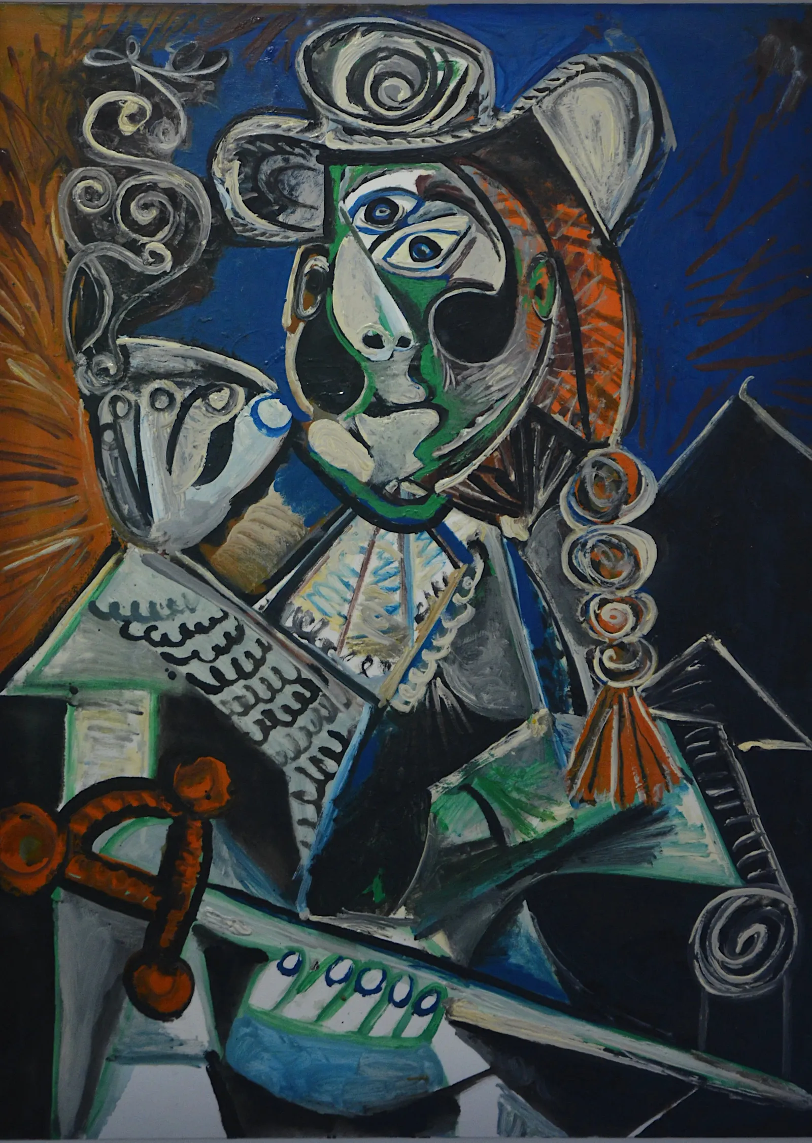 Picasso: Matador Portresi metal tablo