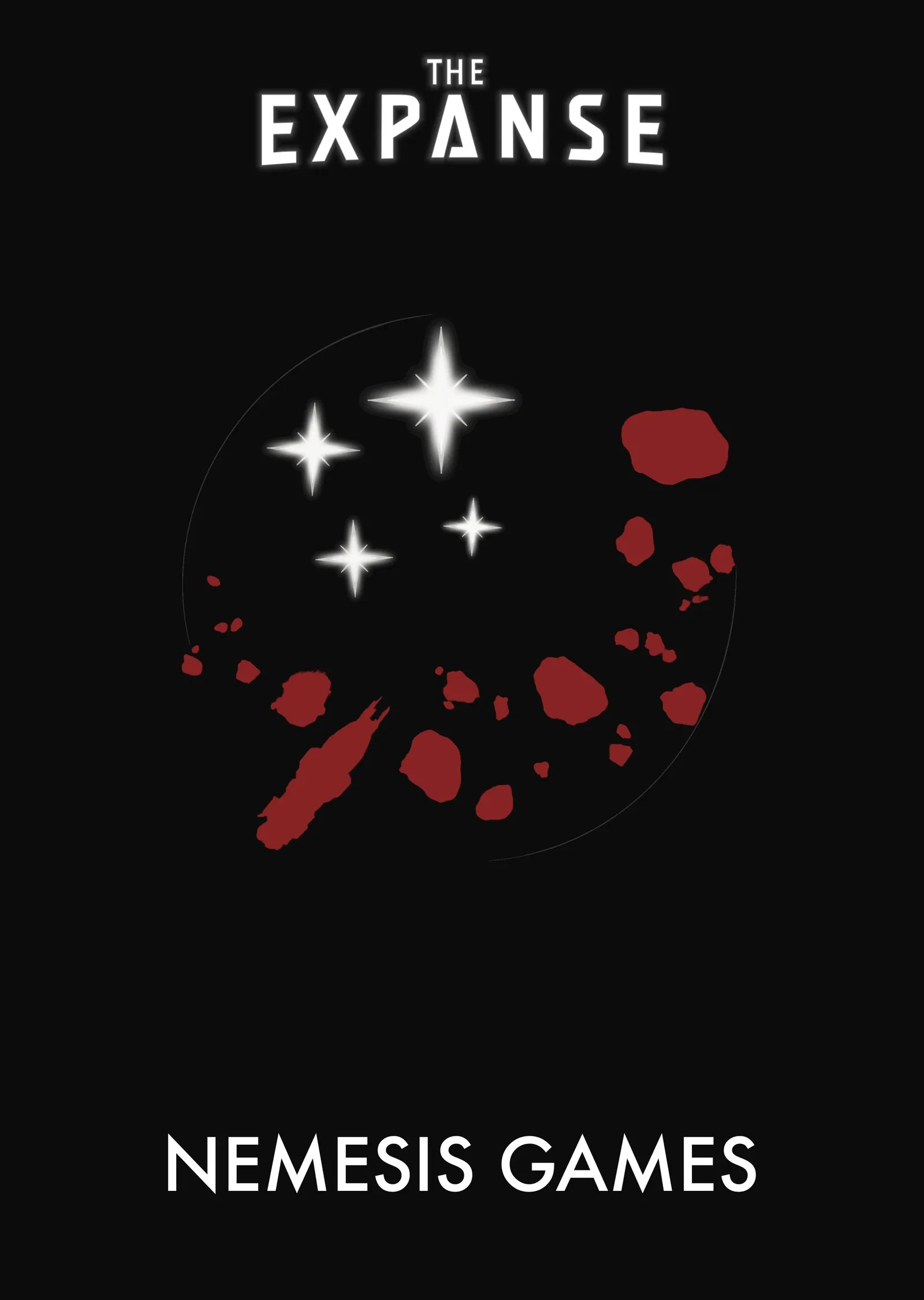 The Expanse: Nemesis Games Minimalist metal tablo