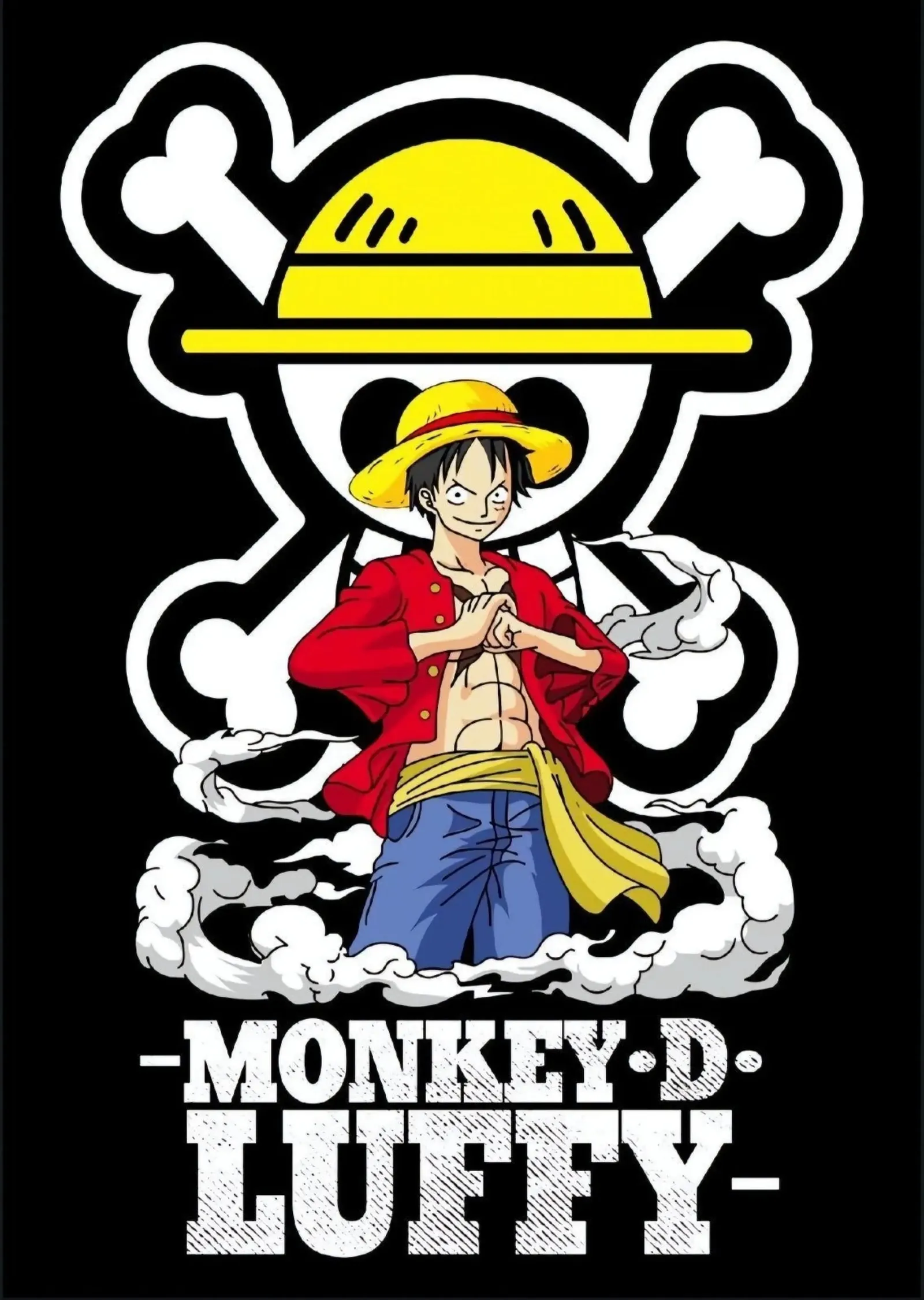 Monkey D. Luffy metal tablo