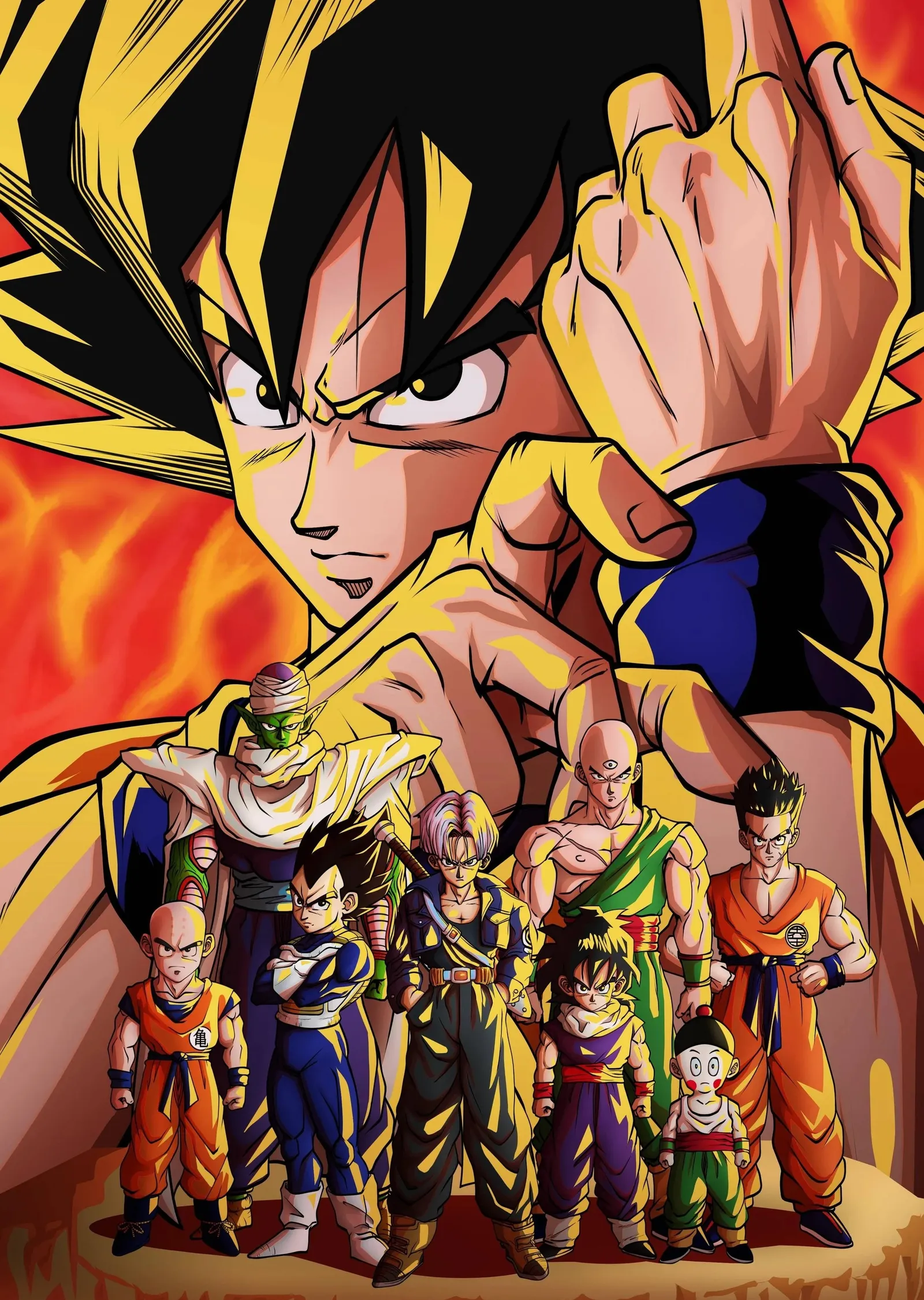Dragon Ball Z metal tablo