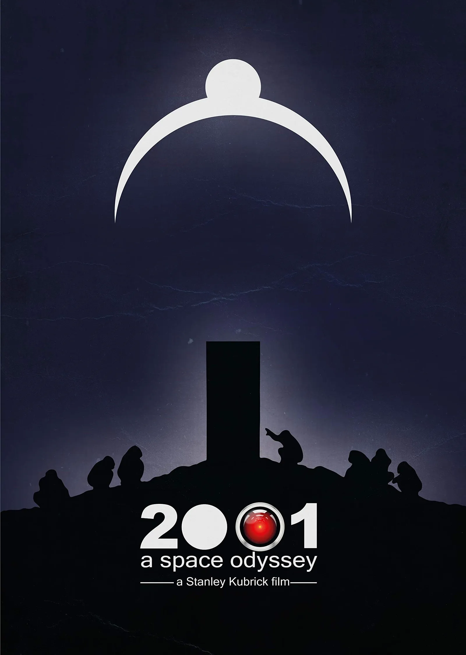 2001: A Space Odyssey - Lacivert Yıldızlı Gece metal tablo