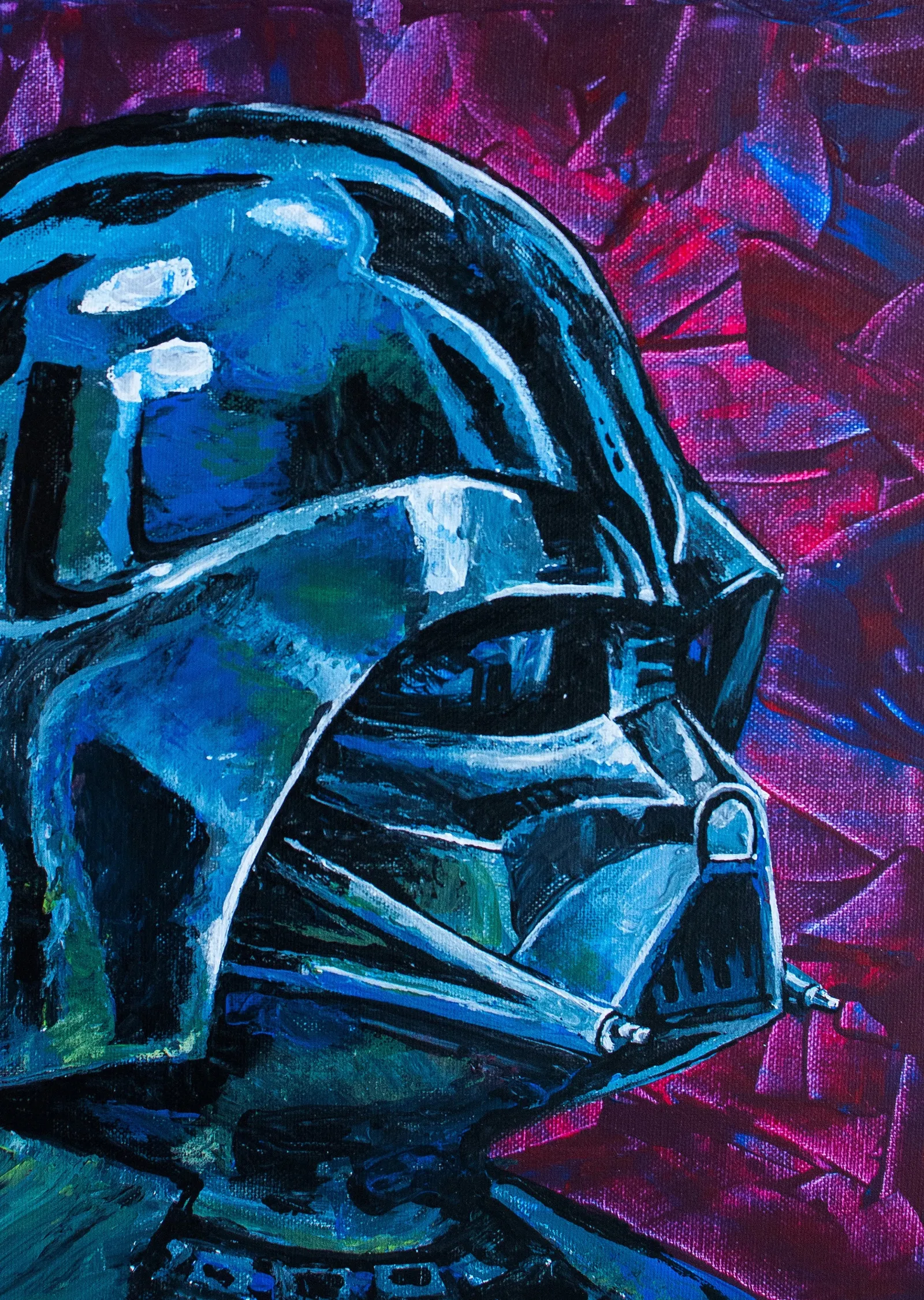 Darth Vader metal tablo