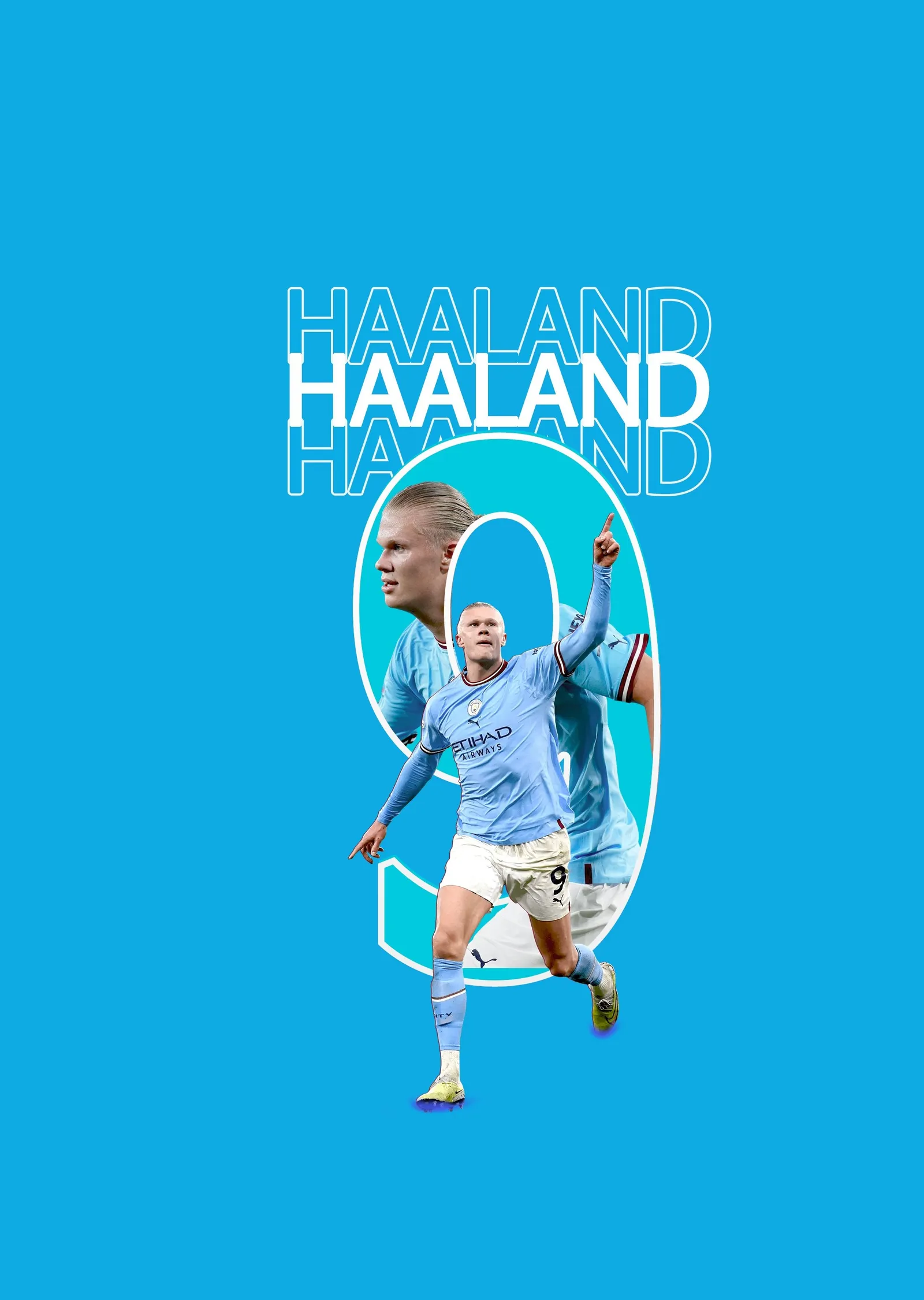 Erling Haaland: Manchester City Yıldızı metal tablo