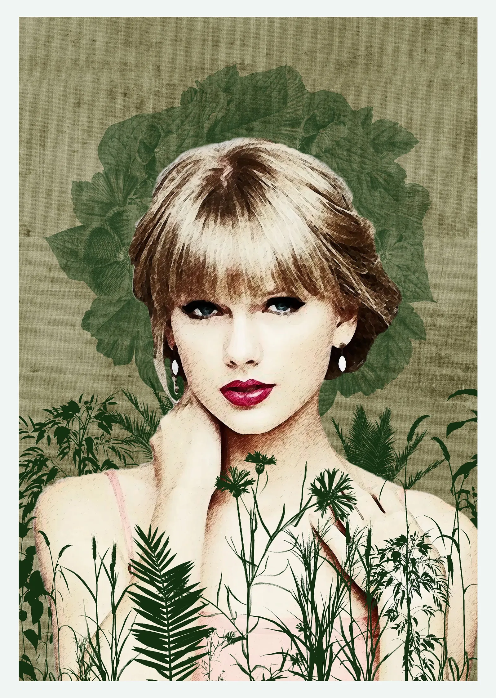 Taylor Swift metal tablo