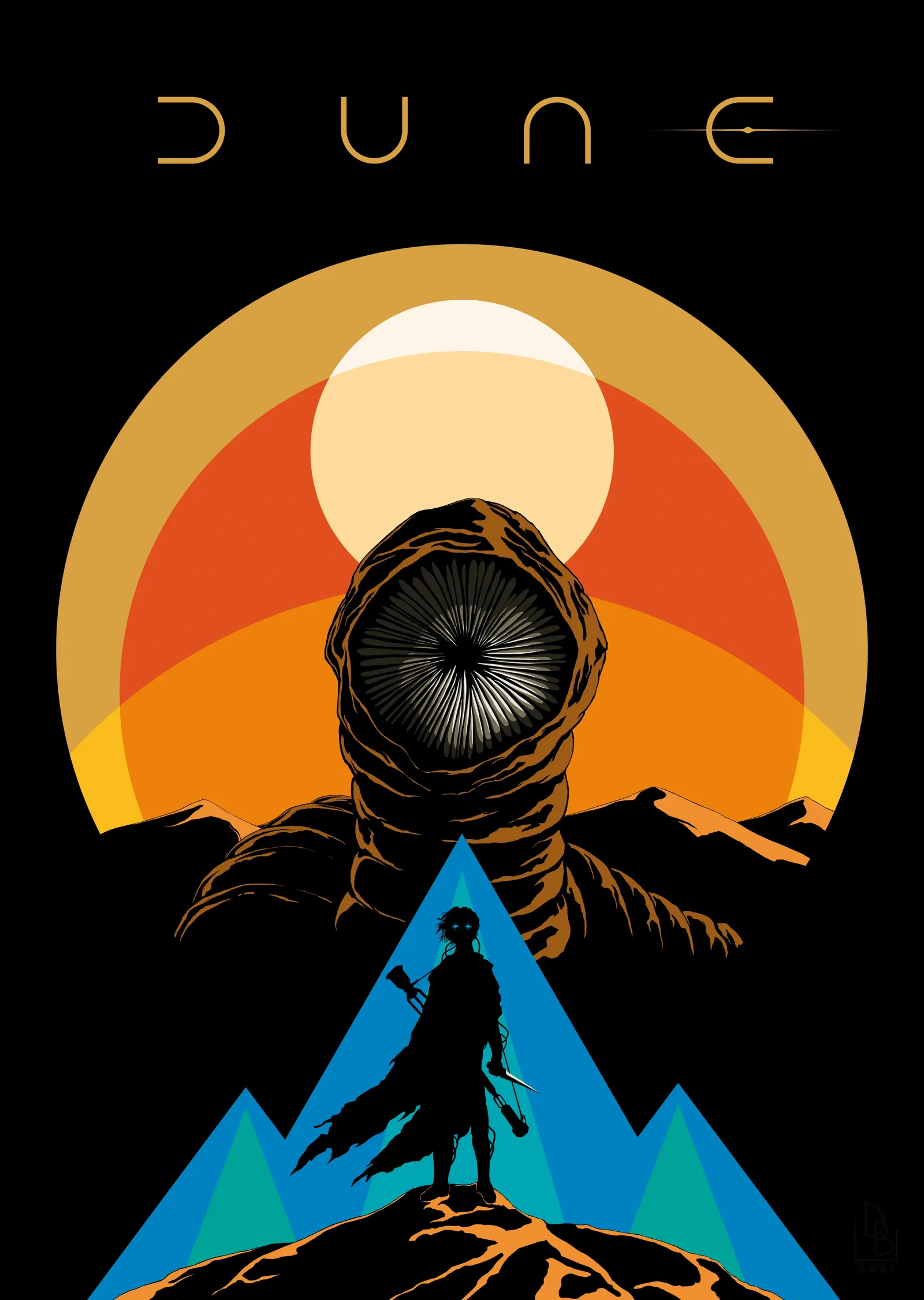 Dune: Arrakis'in Kahramanı metal tablo