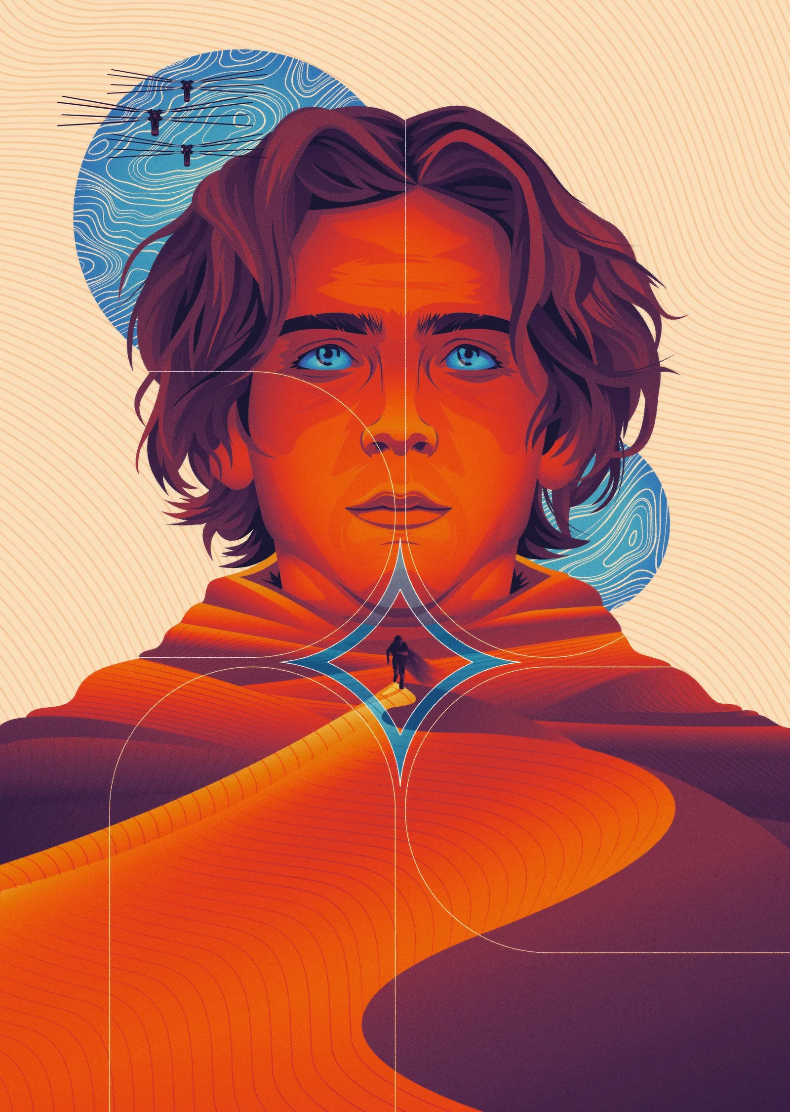 Dune: Arrakis'in Altında metal tablo