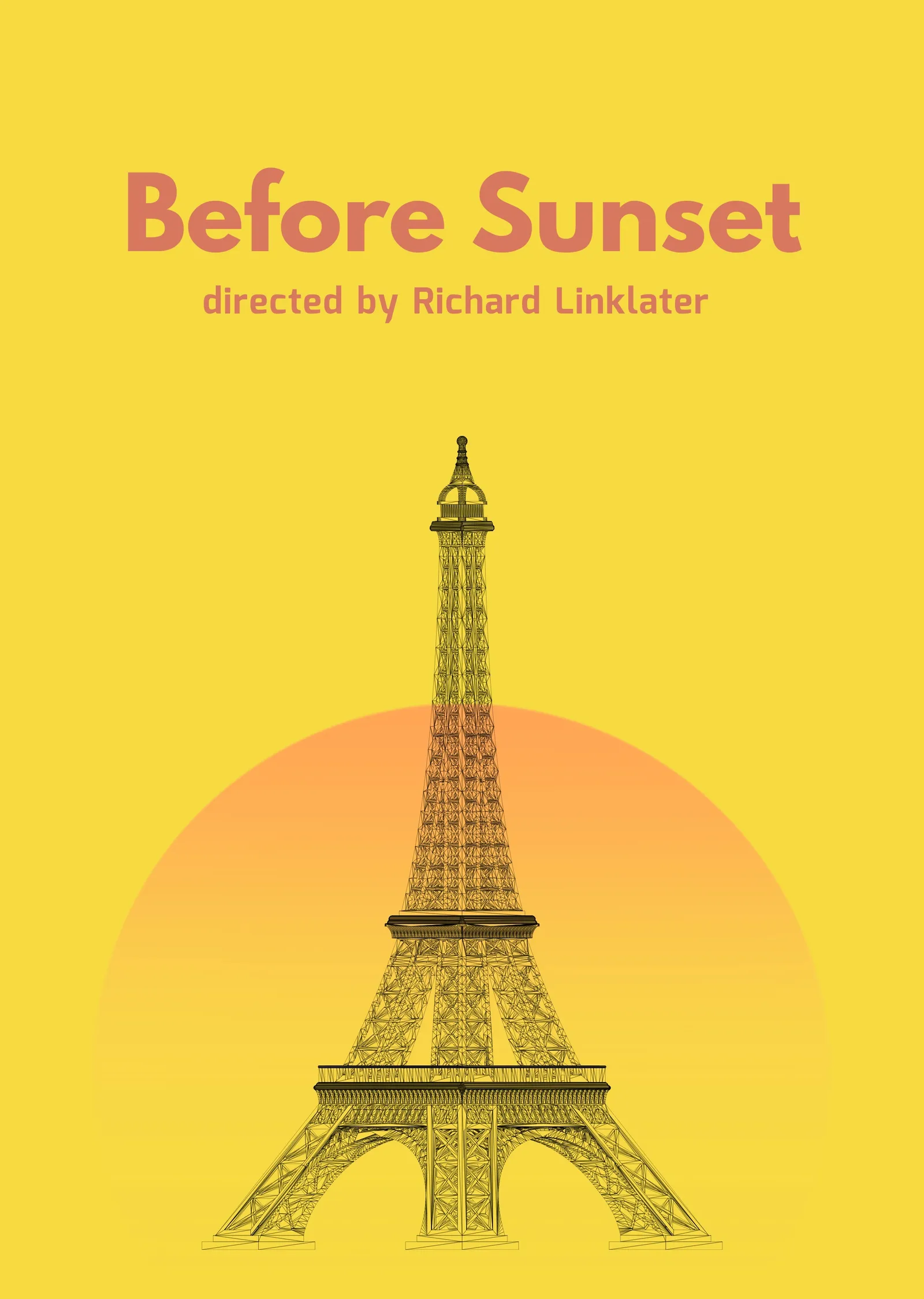Before Sunset - Gün Batmadan Önce metal tablo