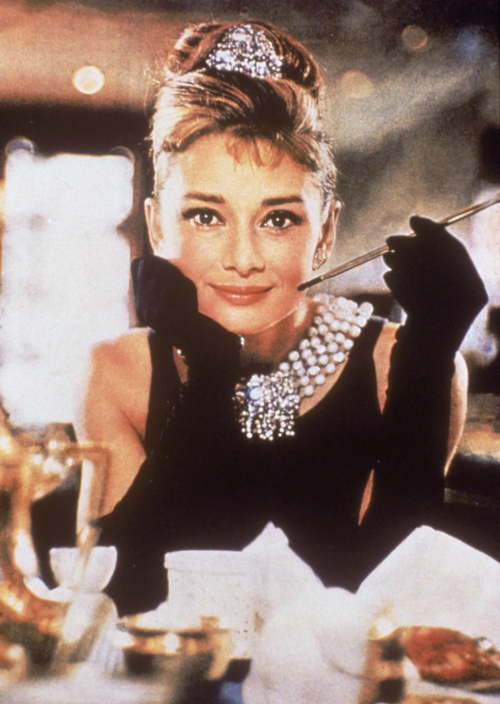 Breakfast at Tiffany's metal tablo