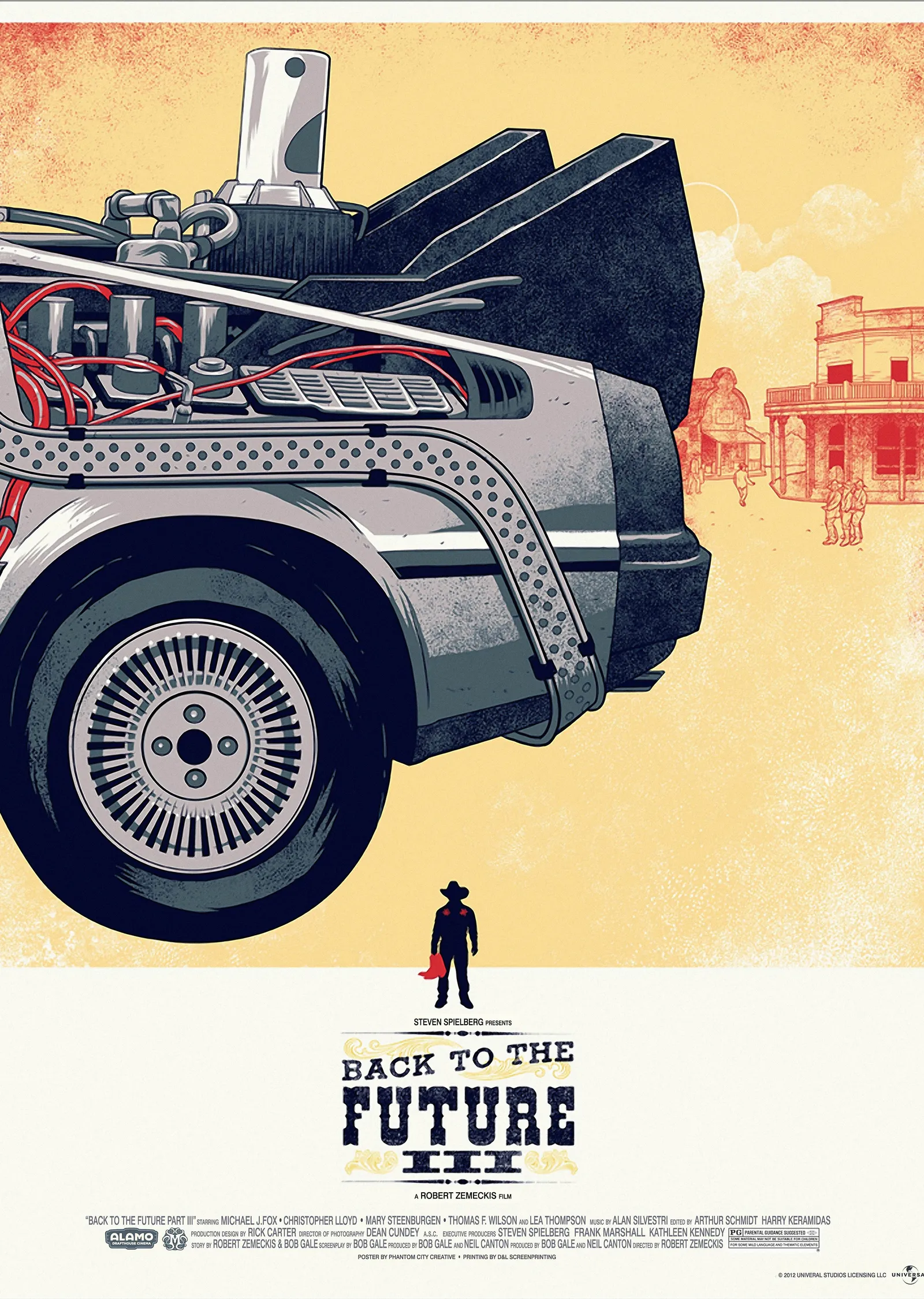 Back to the Future Part III - Geleceğe Dönüş 3 metal tablo