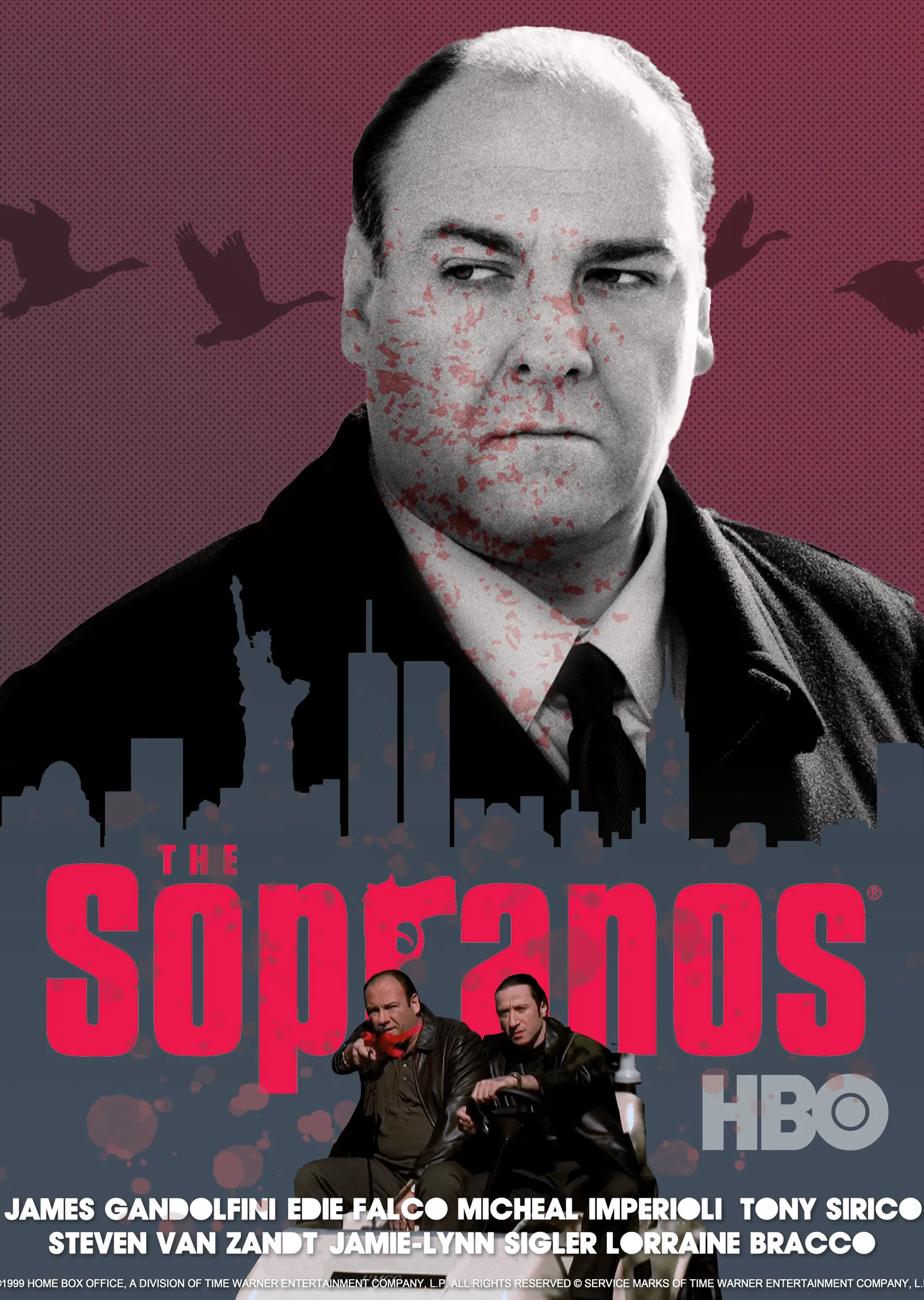 Sopranos metal tablo
