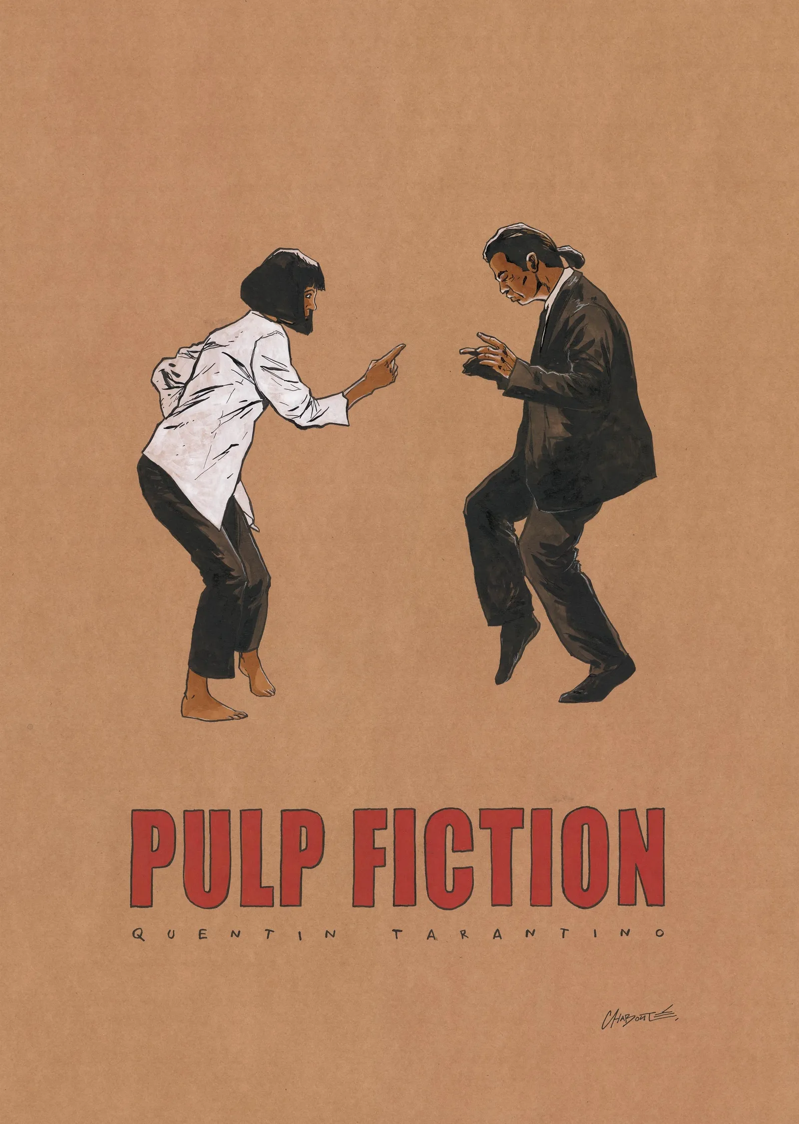 Pulp Fiction - Ucuz Roman metal tablo