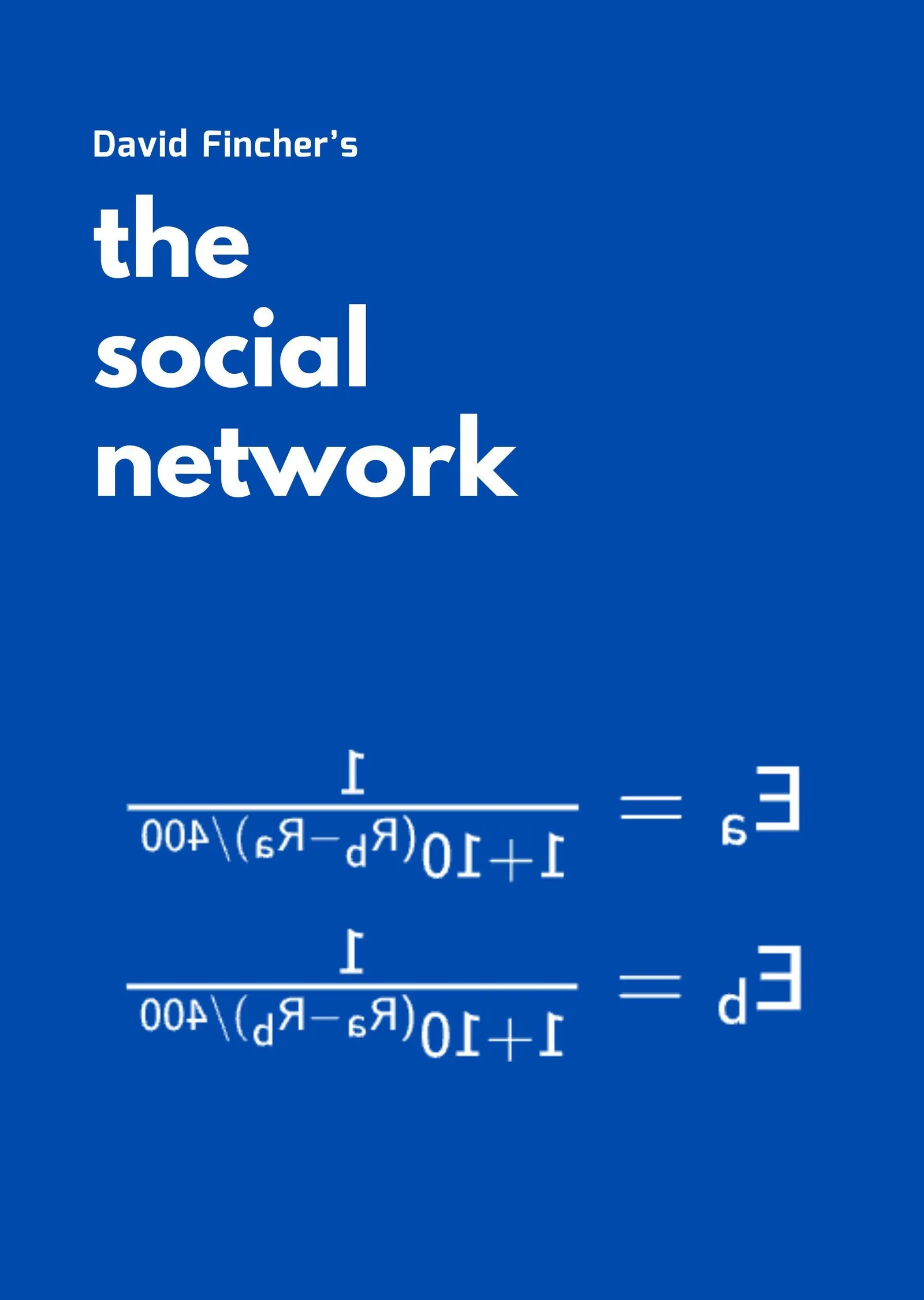 The Social Network metal tablo