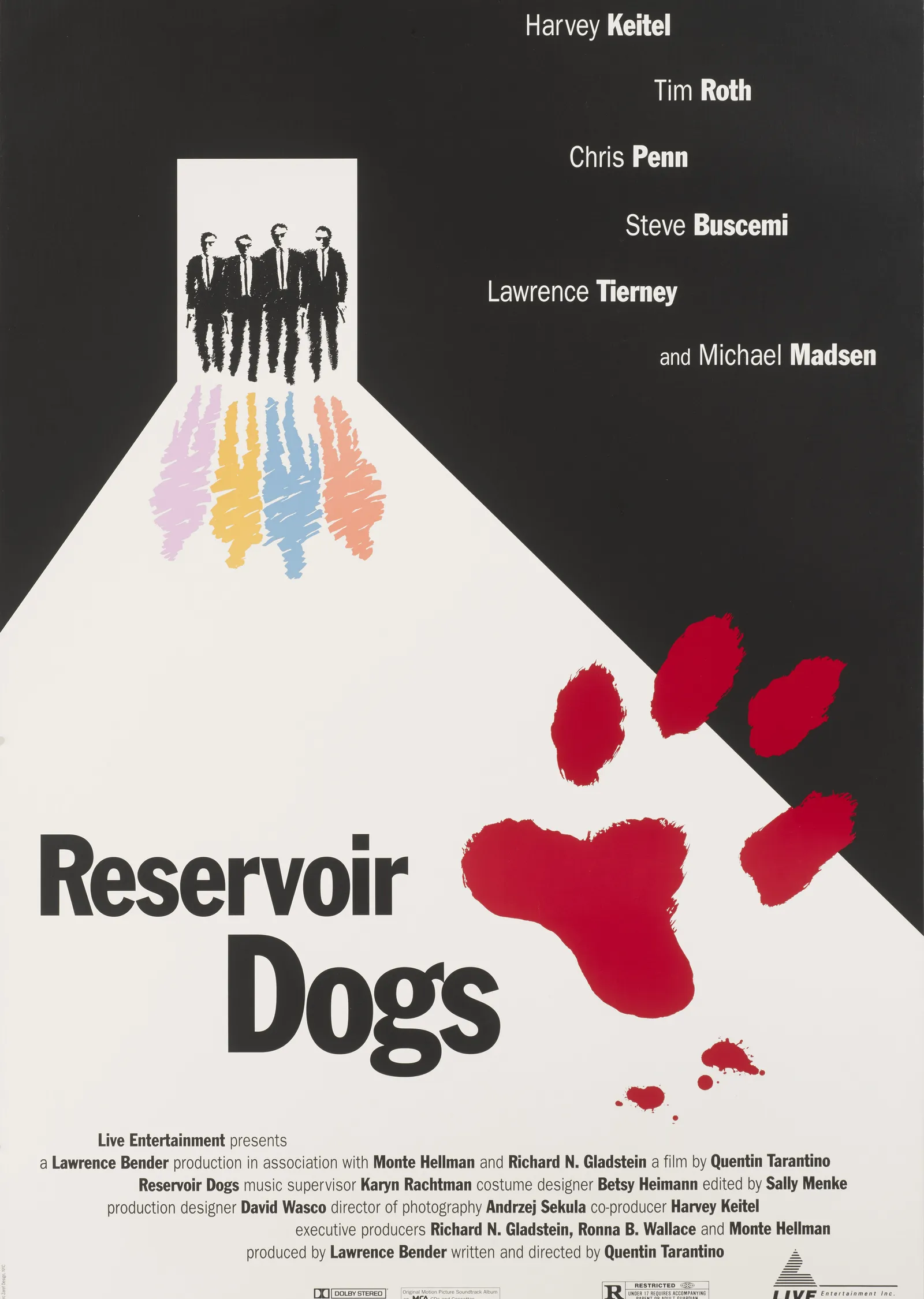 Reservoir Dogs - Rezervuar Köpekleri Film Posterı metal tablo
