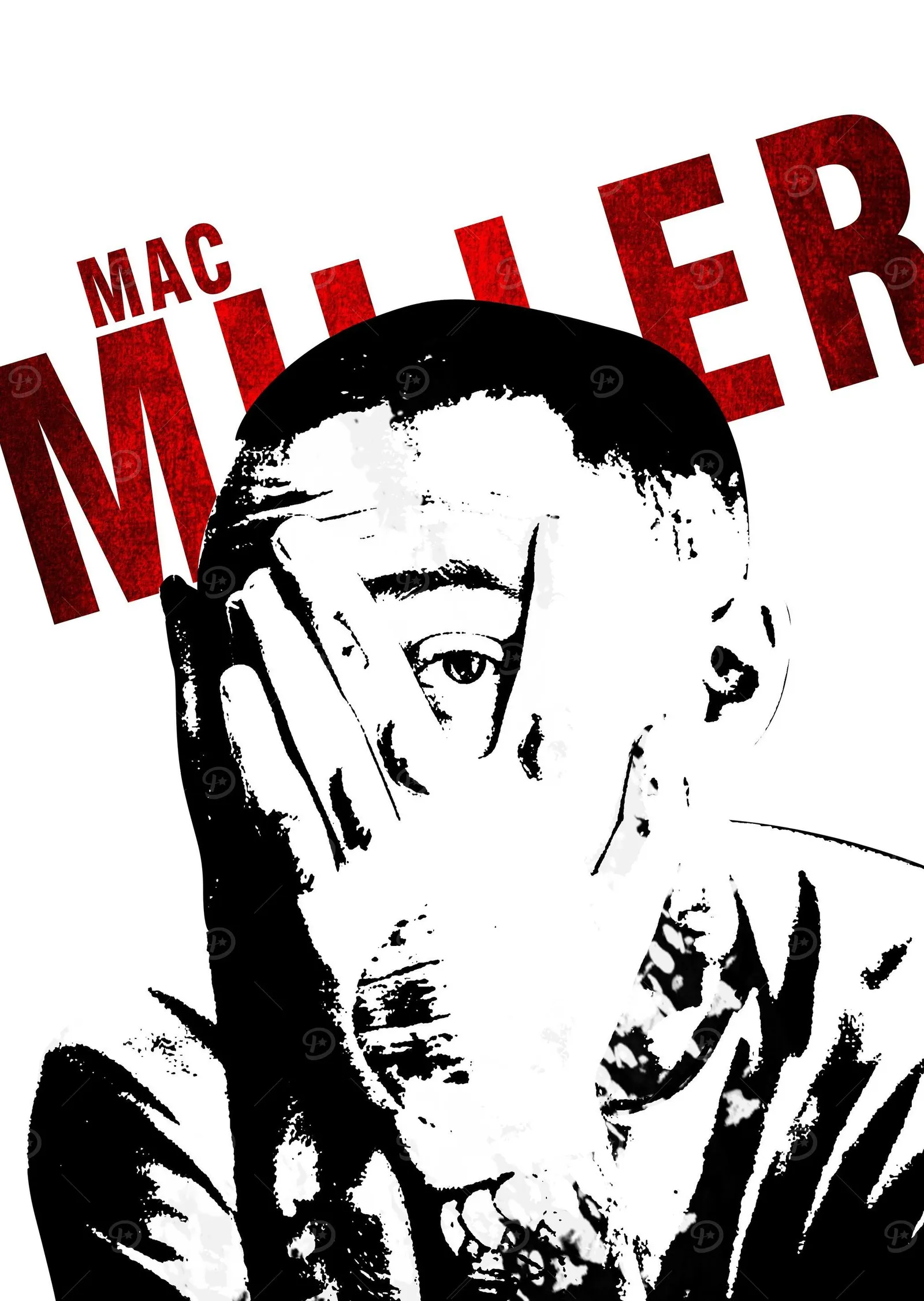 Mac Miller metal tablo