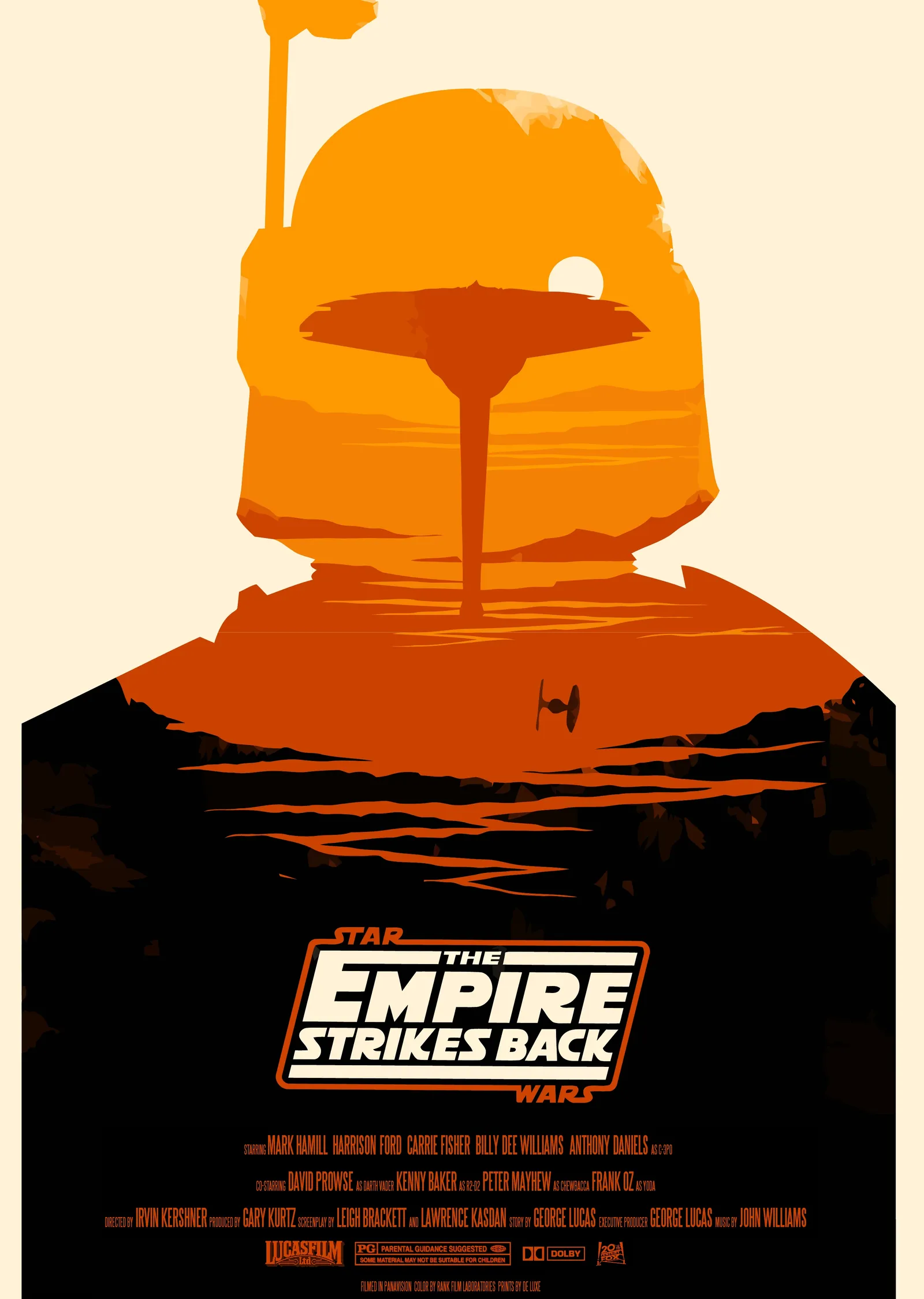 Star Wars: The Empire Strikes Back - Boba Fett metal tablo