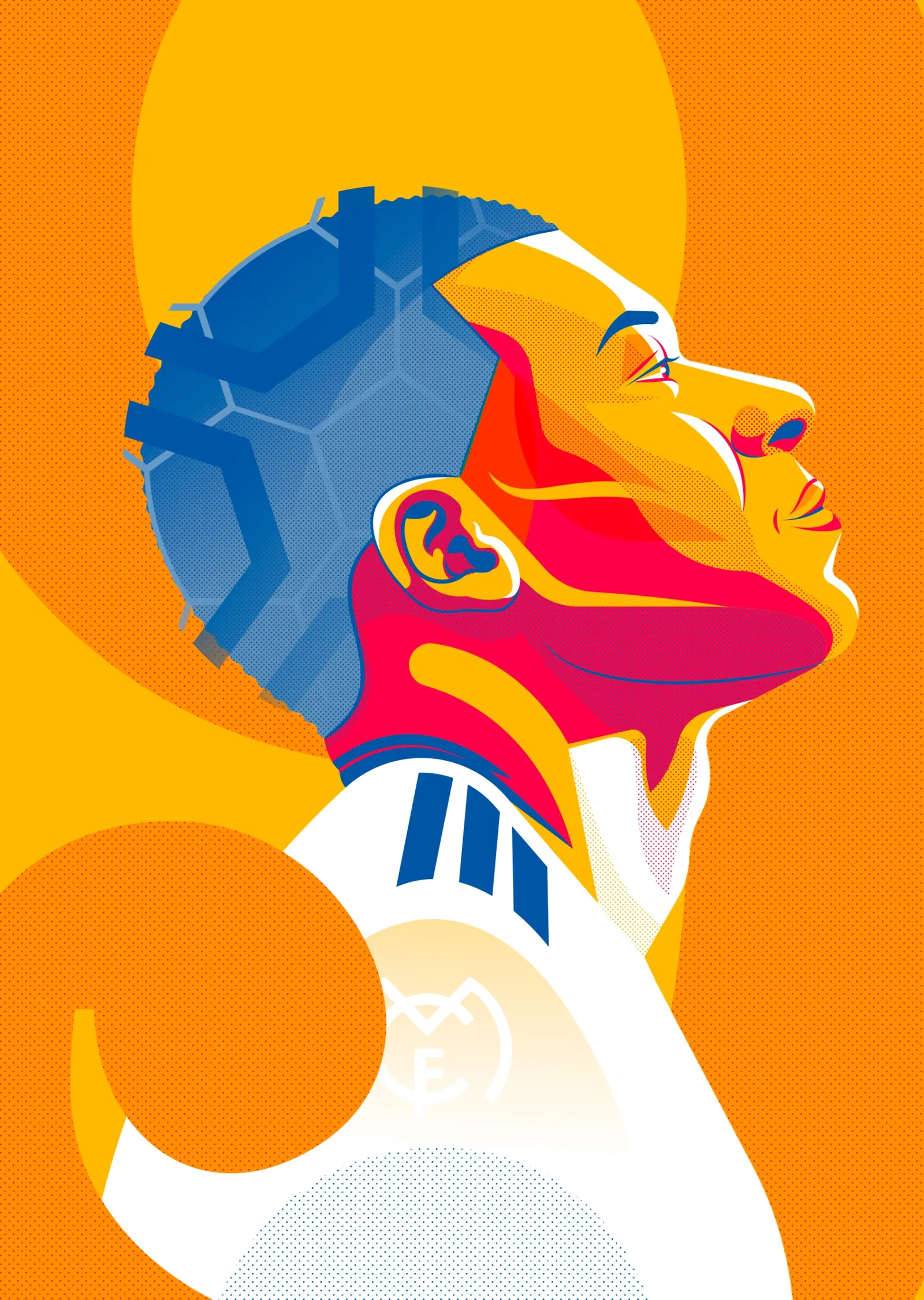 Futbolun Yıldızı: Kylian Mbappé metal tablo