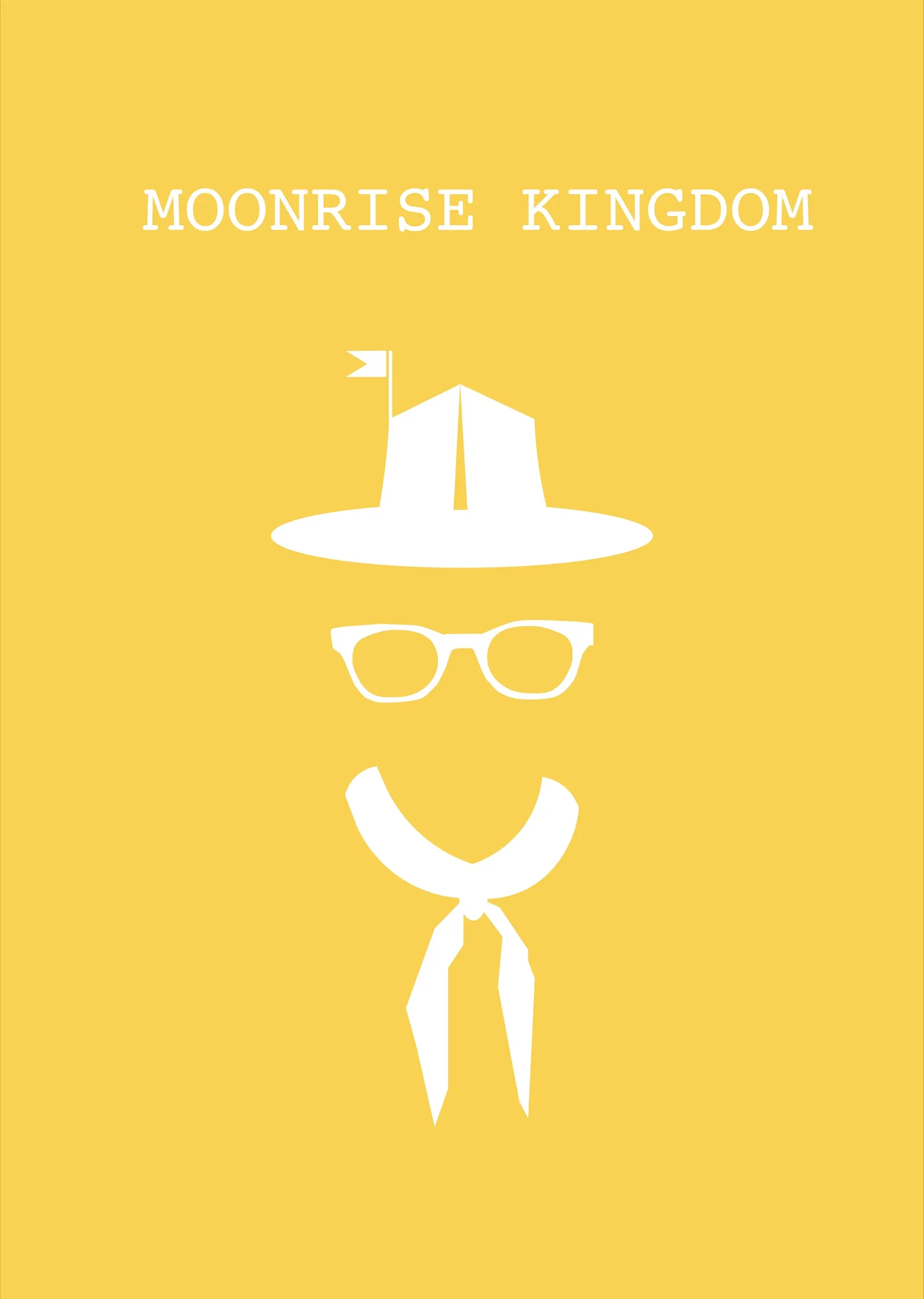 Moonrise Kingdom - Minimalist Film metal tablo