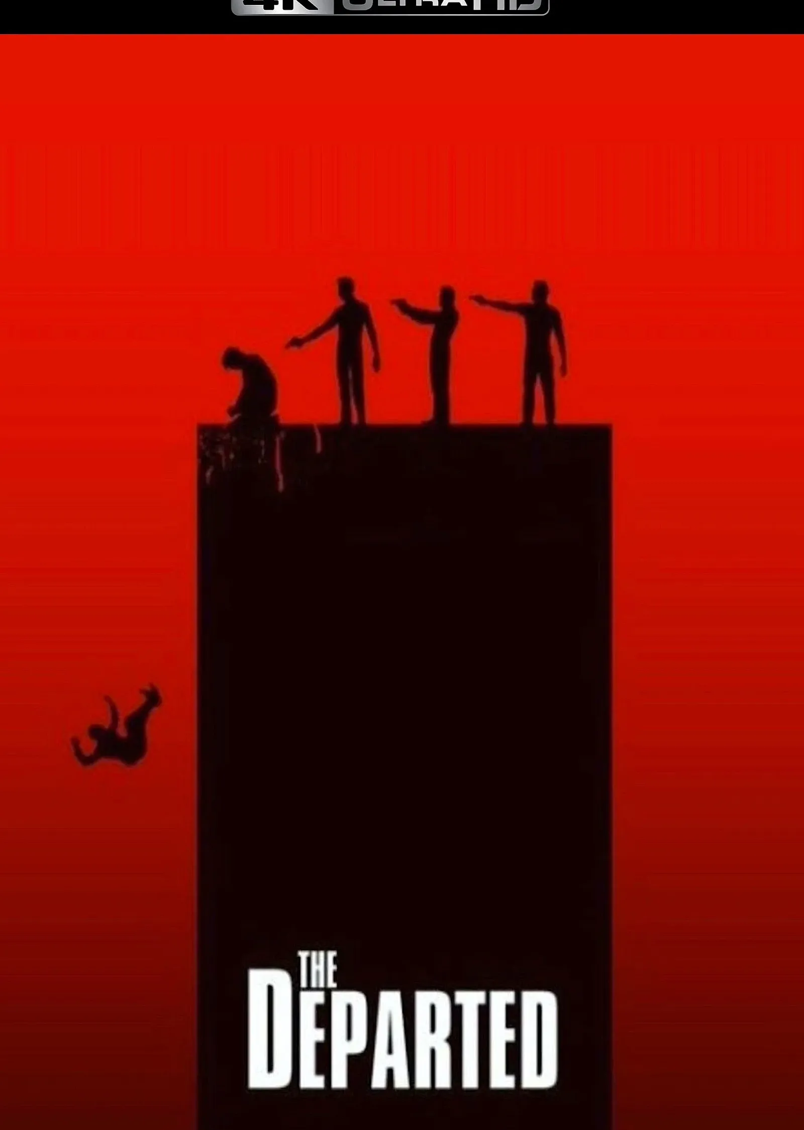 The Departed - Kırmızı Siluetler metal tablo