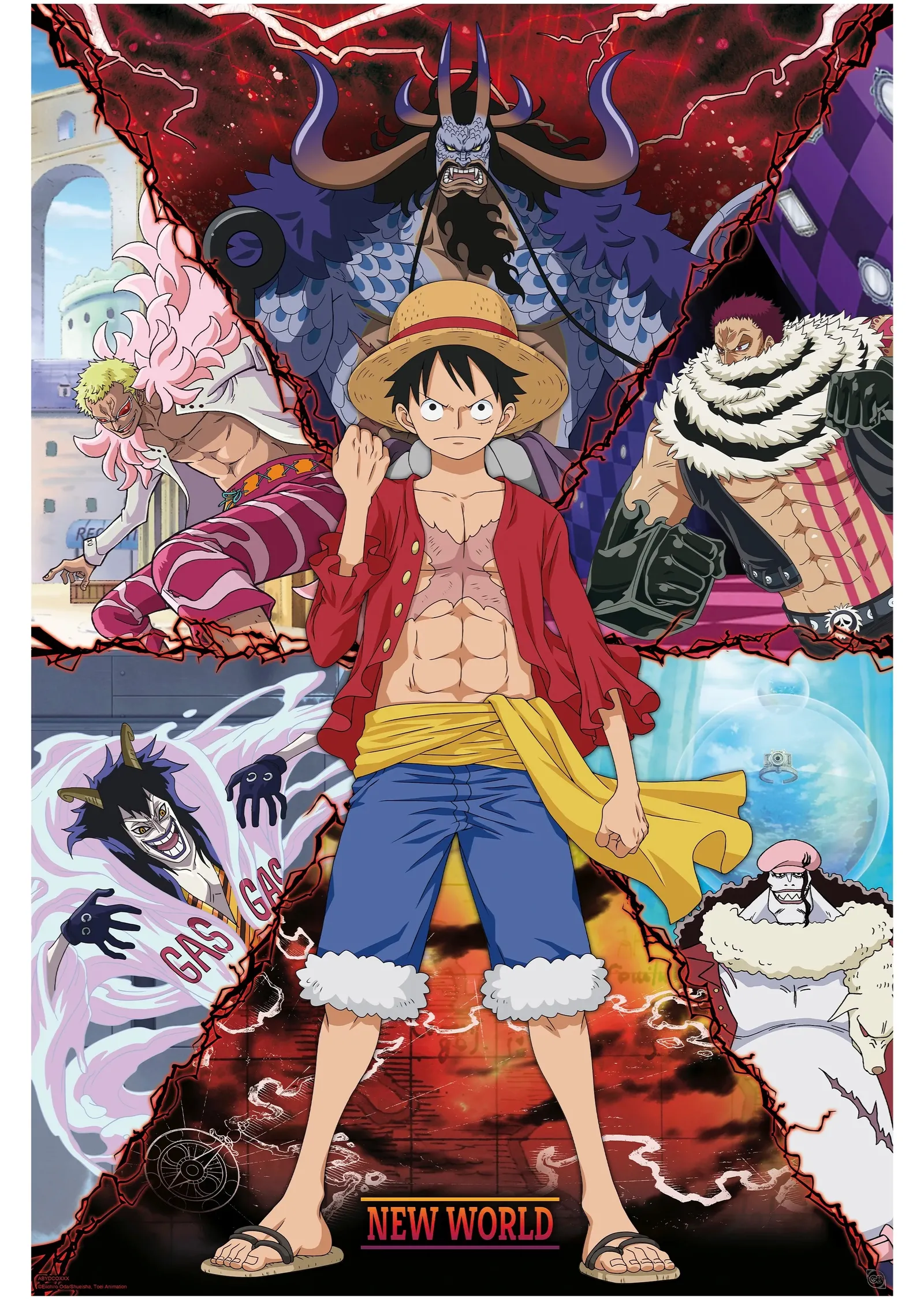 One Piece: Yeni Dünya metal tablo