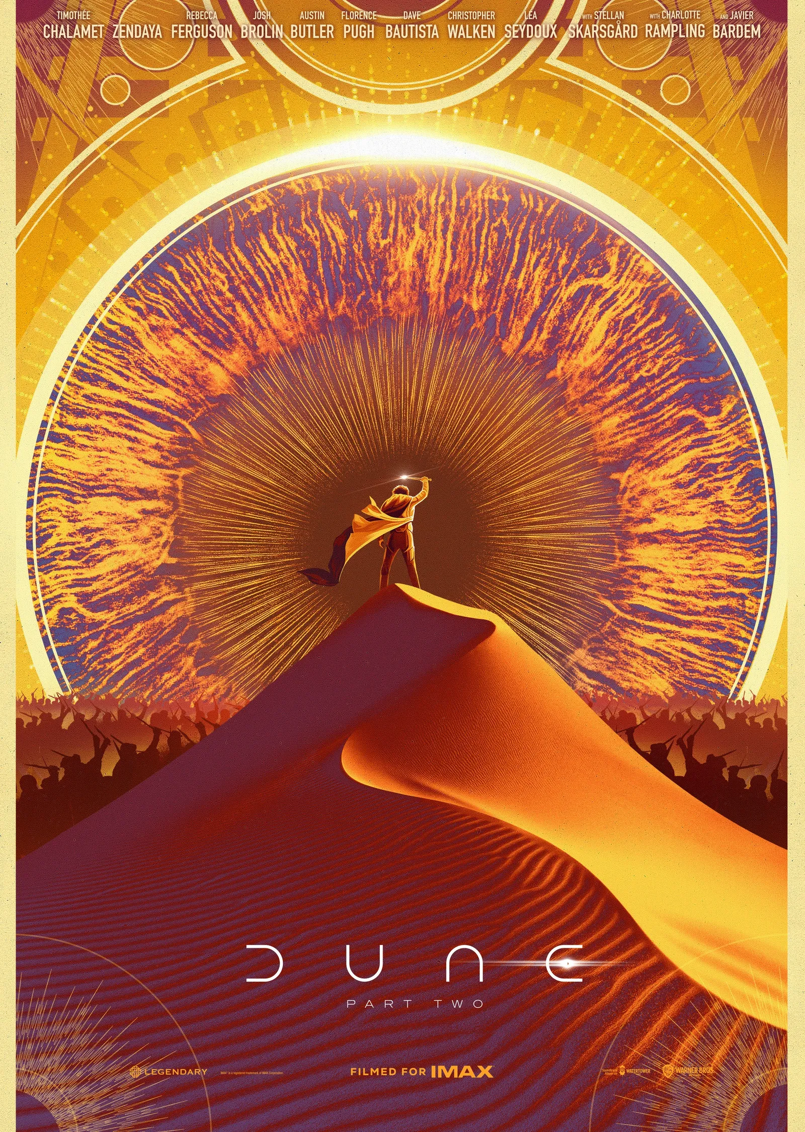 Dune Part Two: Kurak Efsane metal tablo