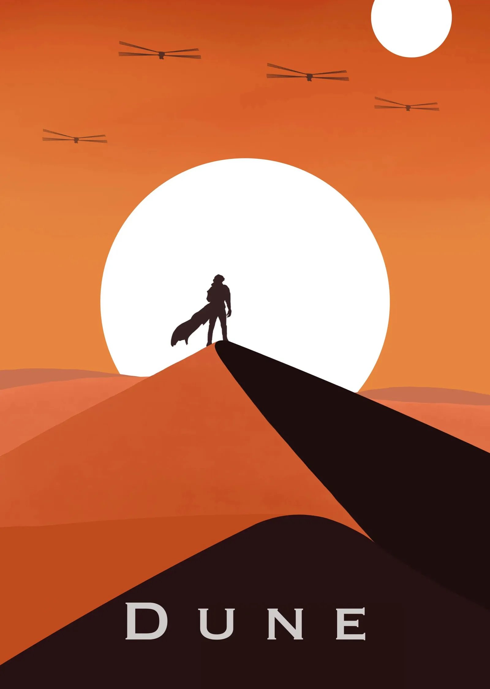 Dune Minimalist Film metal tablo
