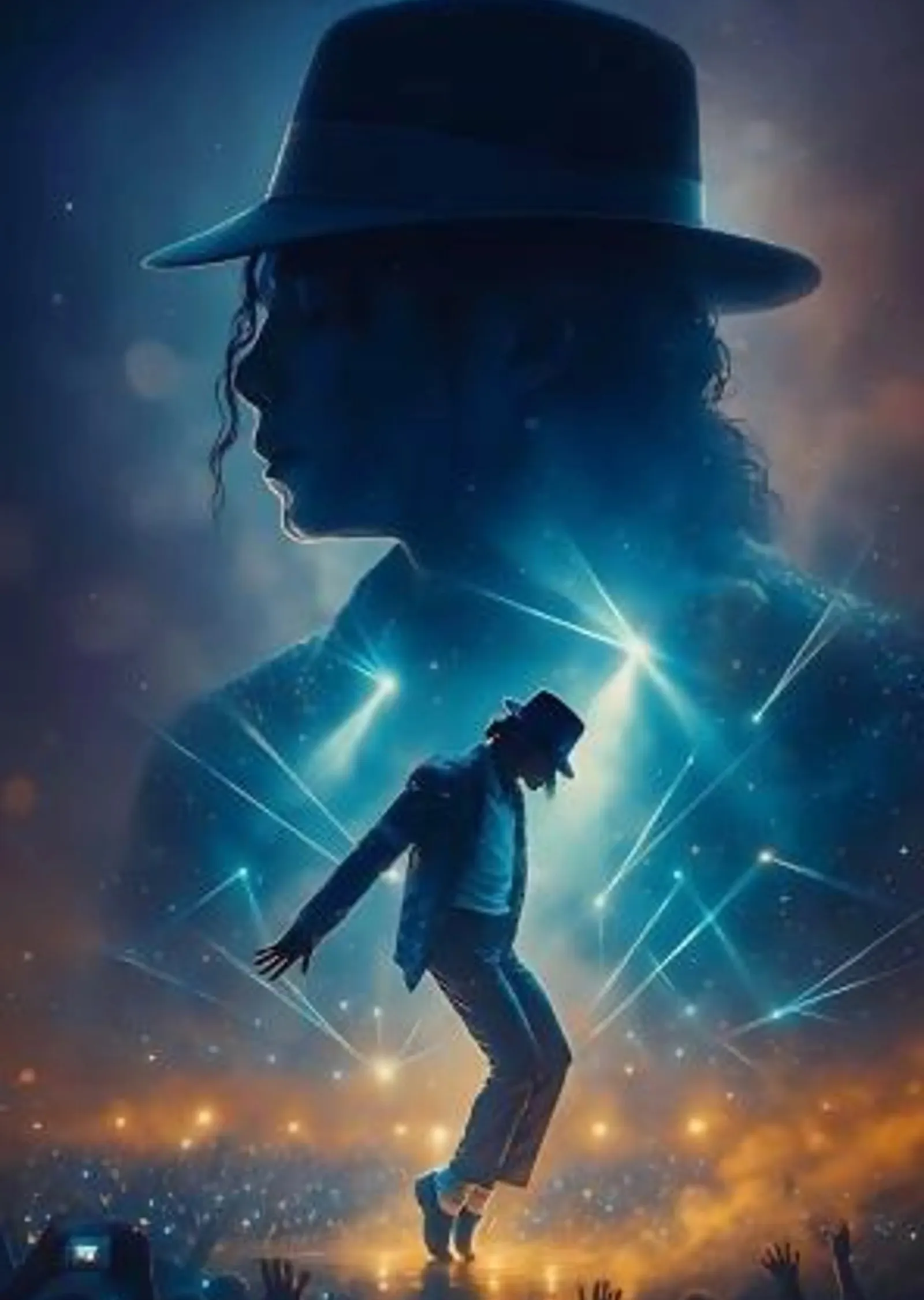 Michael Jackson: Moonwalk Dansı metal tablo