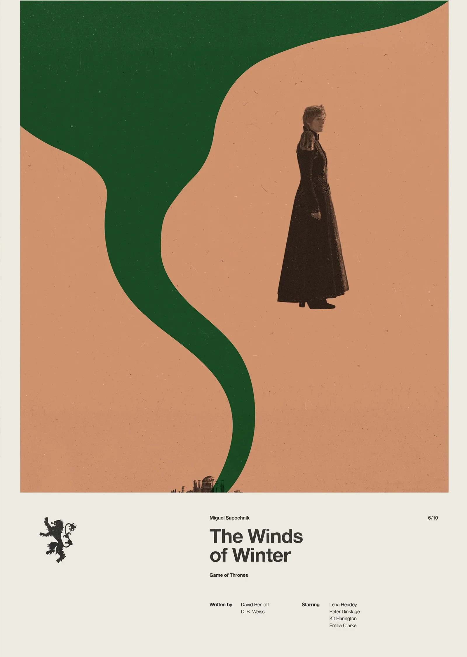 The Winds of Winter metal tablo