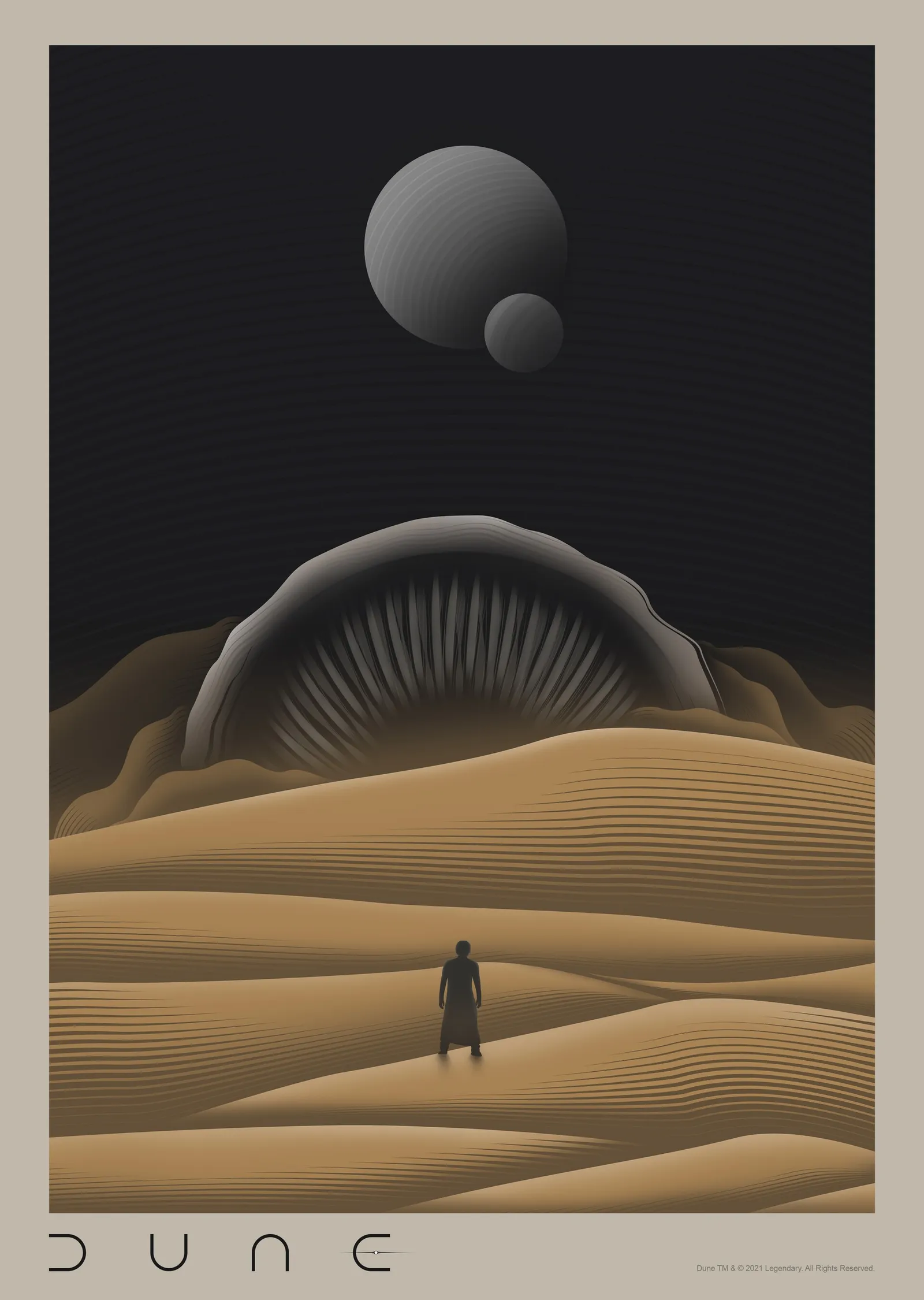 Dune: Kurak Gezegen metal tablo