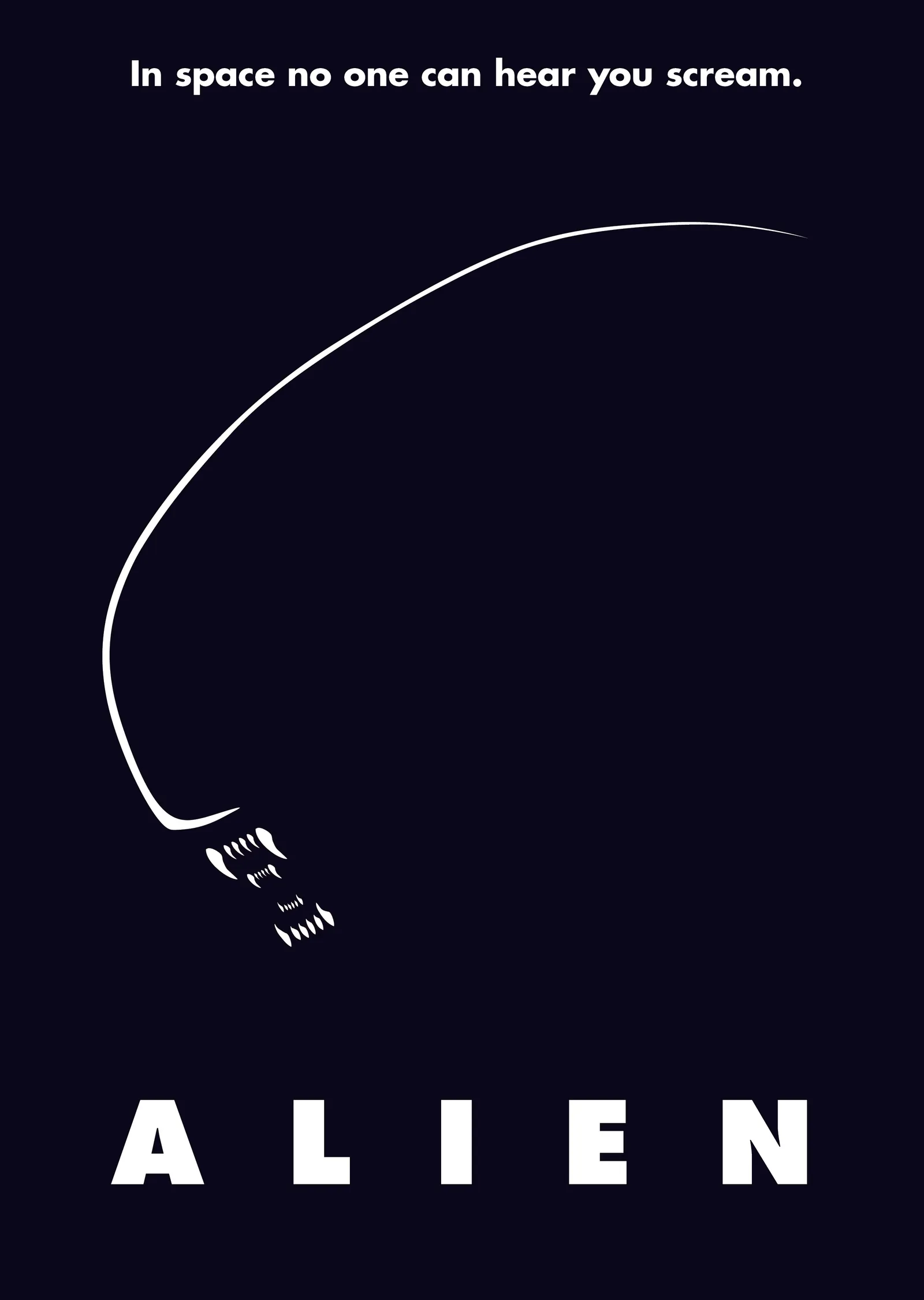 ALIEN Film Afişi metal tablo