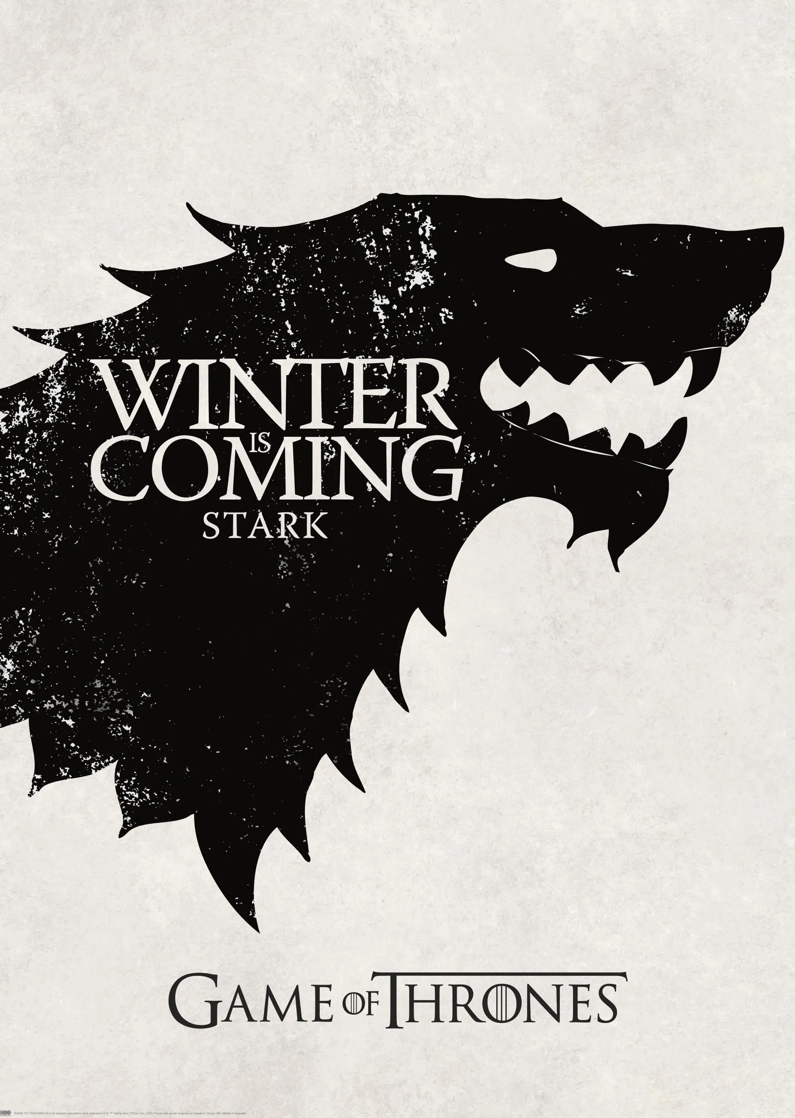 Game of Thrones: Kış Geliyor metal tablo